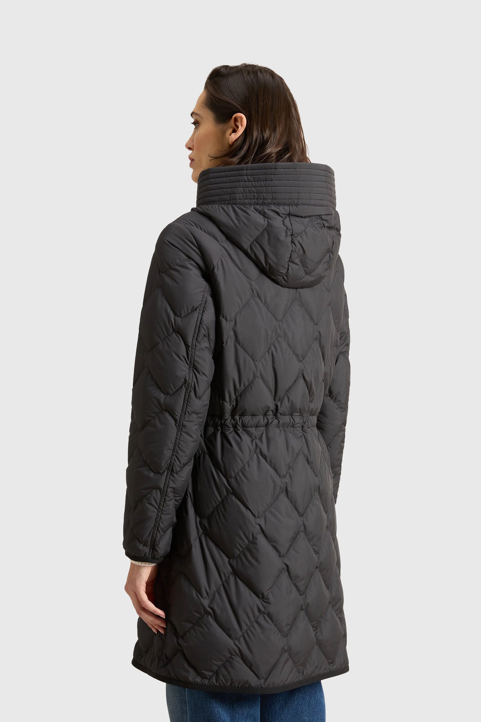 Woolrich Parka Heritage Con Cappuccio Nero Donna - 3