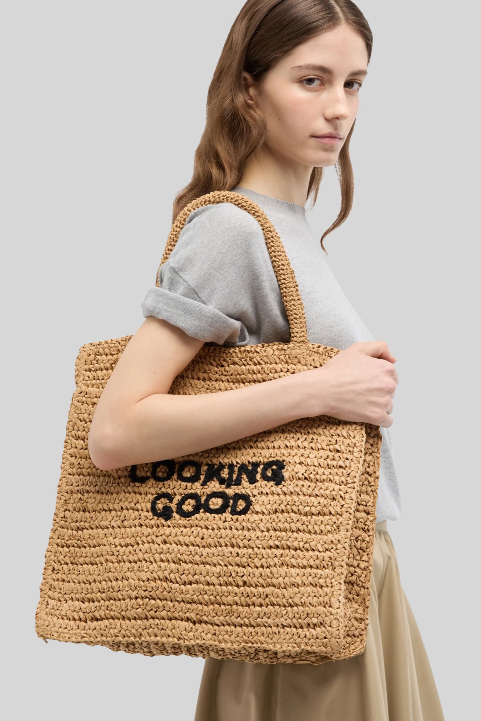 Aspesi Borsa Looking Good Beige Donna - 1