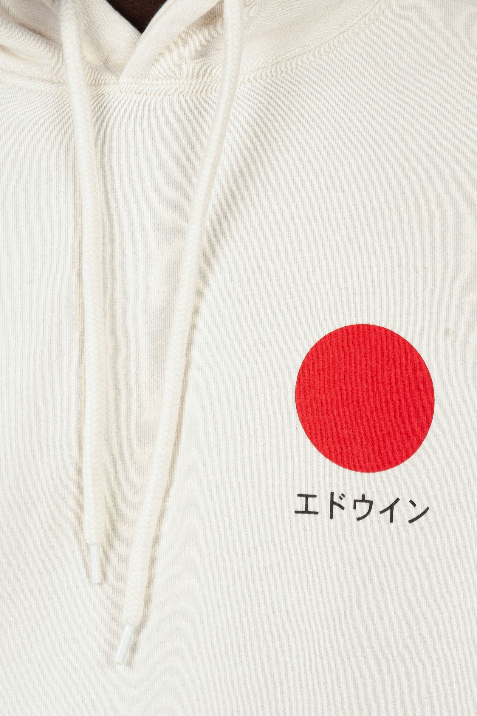 Edwin Felpa Japanese Sun Hoodie Bianco Off Uomo - 7