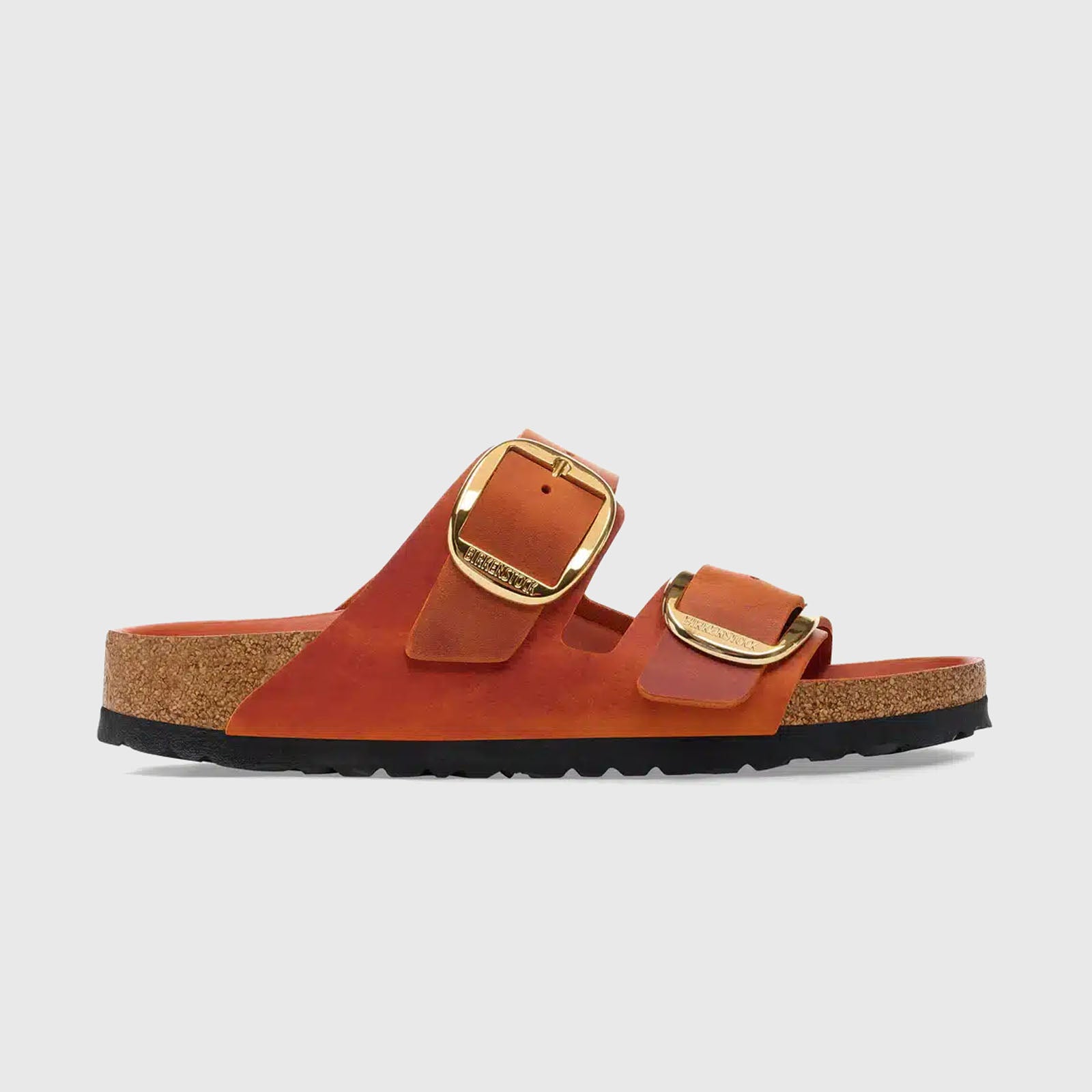 Birkenstock Arizona Big Buckle Pelle Oliata Arancio Donna - 5