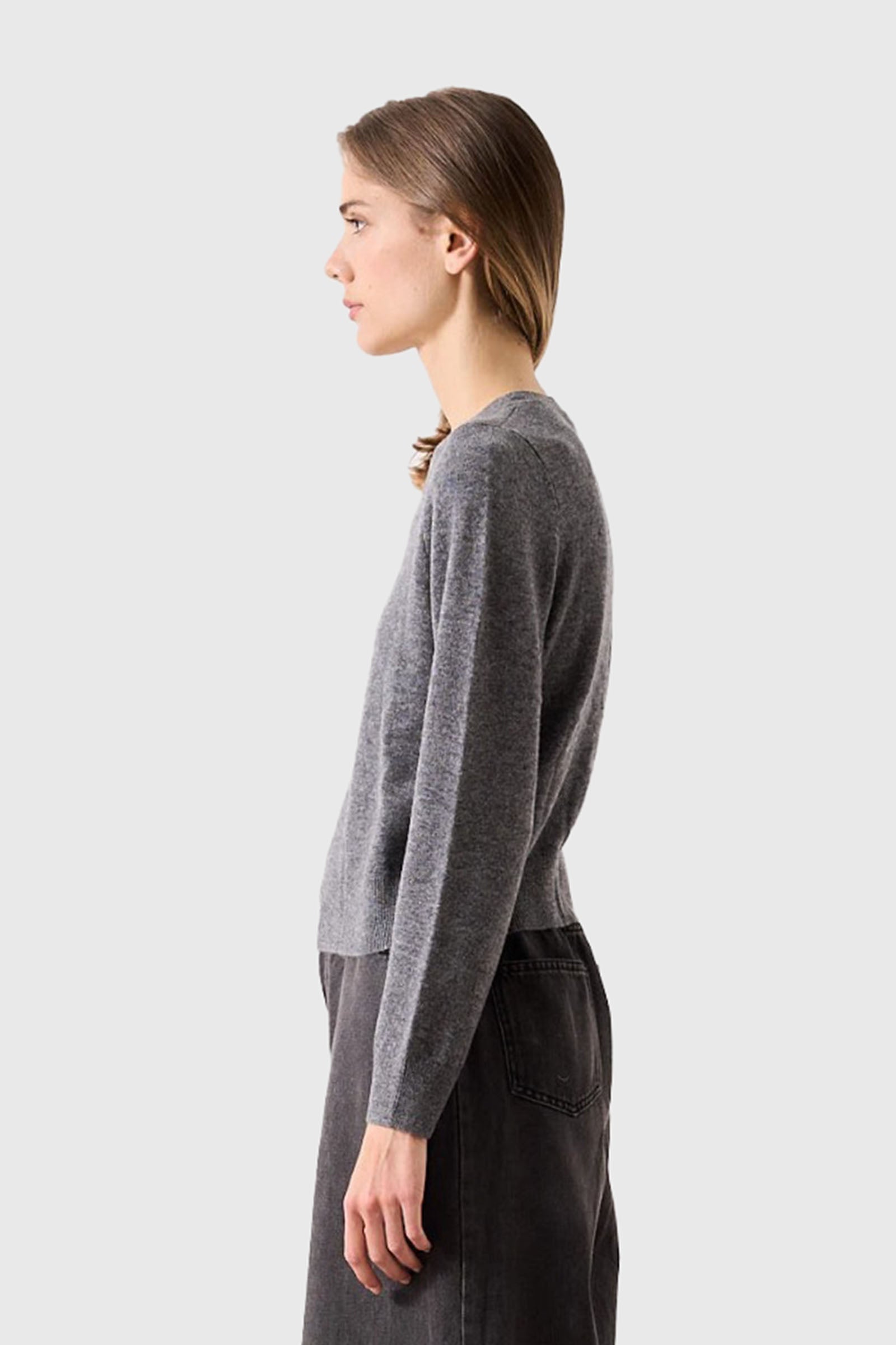 Absolut Cashmere Maglia Carlie Grigio Scuro Donna - 4