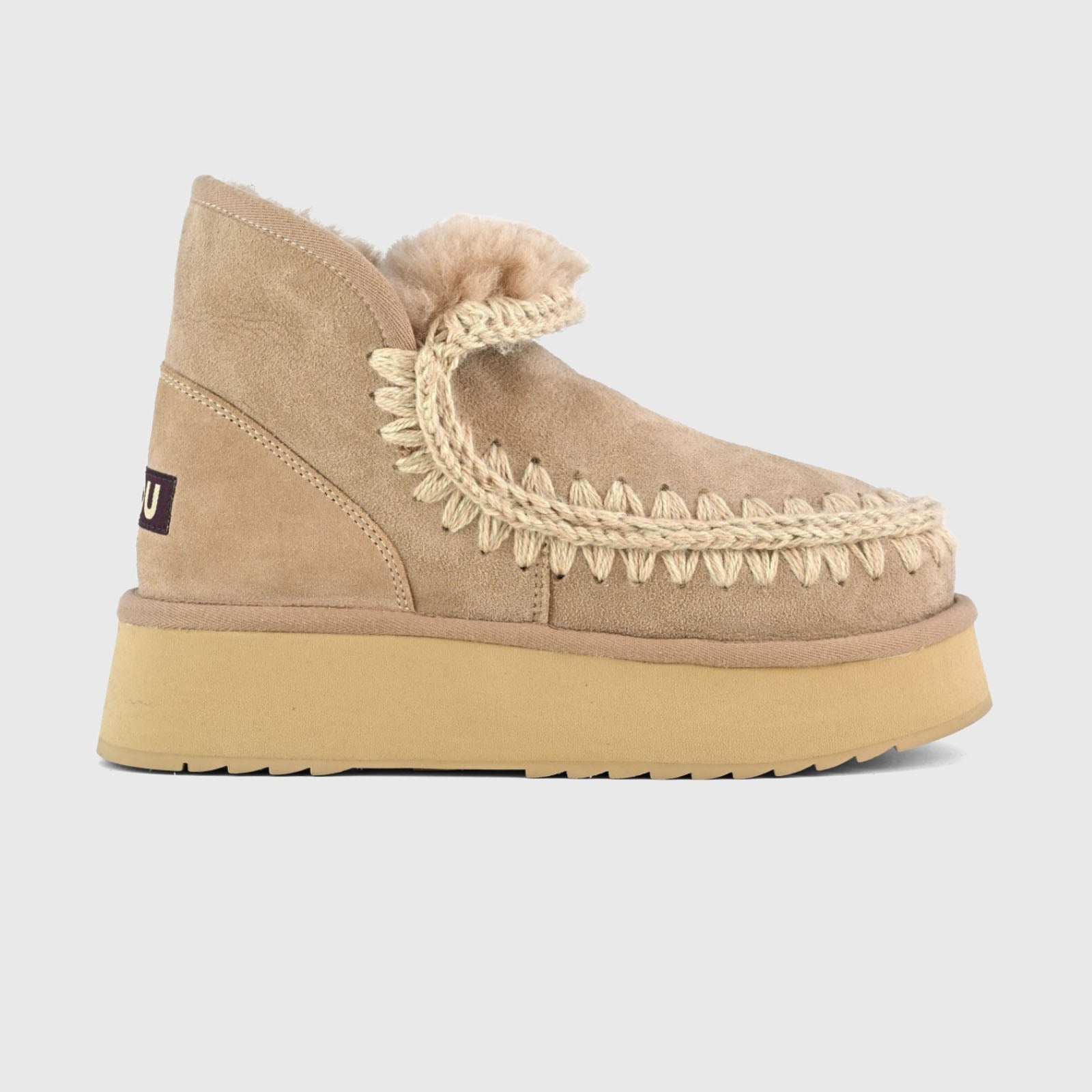 Mou Stivaletto Mini Eskimo Platform Cammello Donna - 6