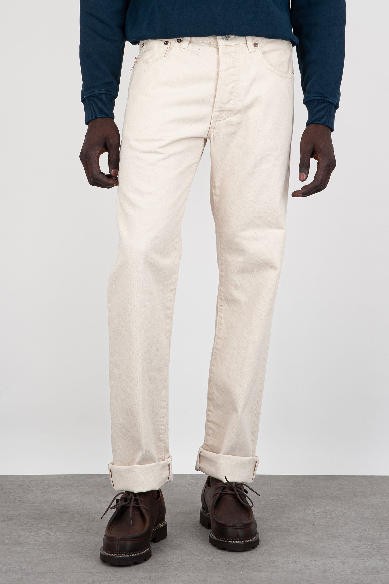 Fortela Jeans John 965 Bianco Off Uomo - 1