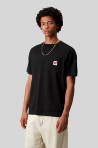 Carhartt Wip T-shirt Pocket Heart Nero Uomo carhartt wip