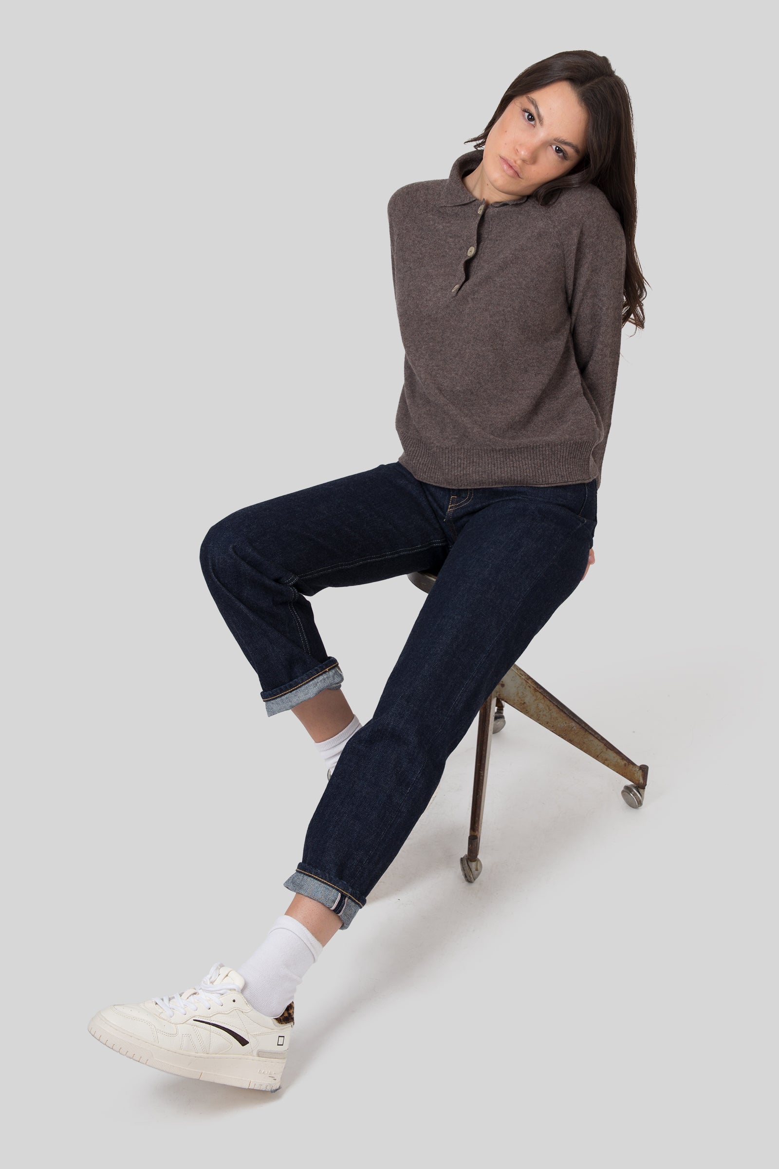 Absolut Cashmere Maglia Milla Taupe Donna - 4