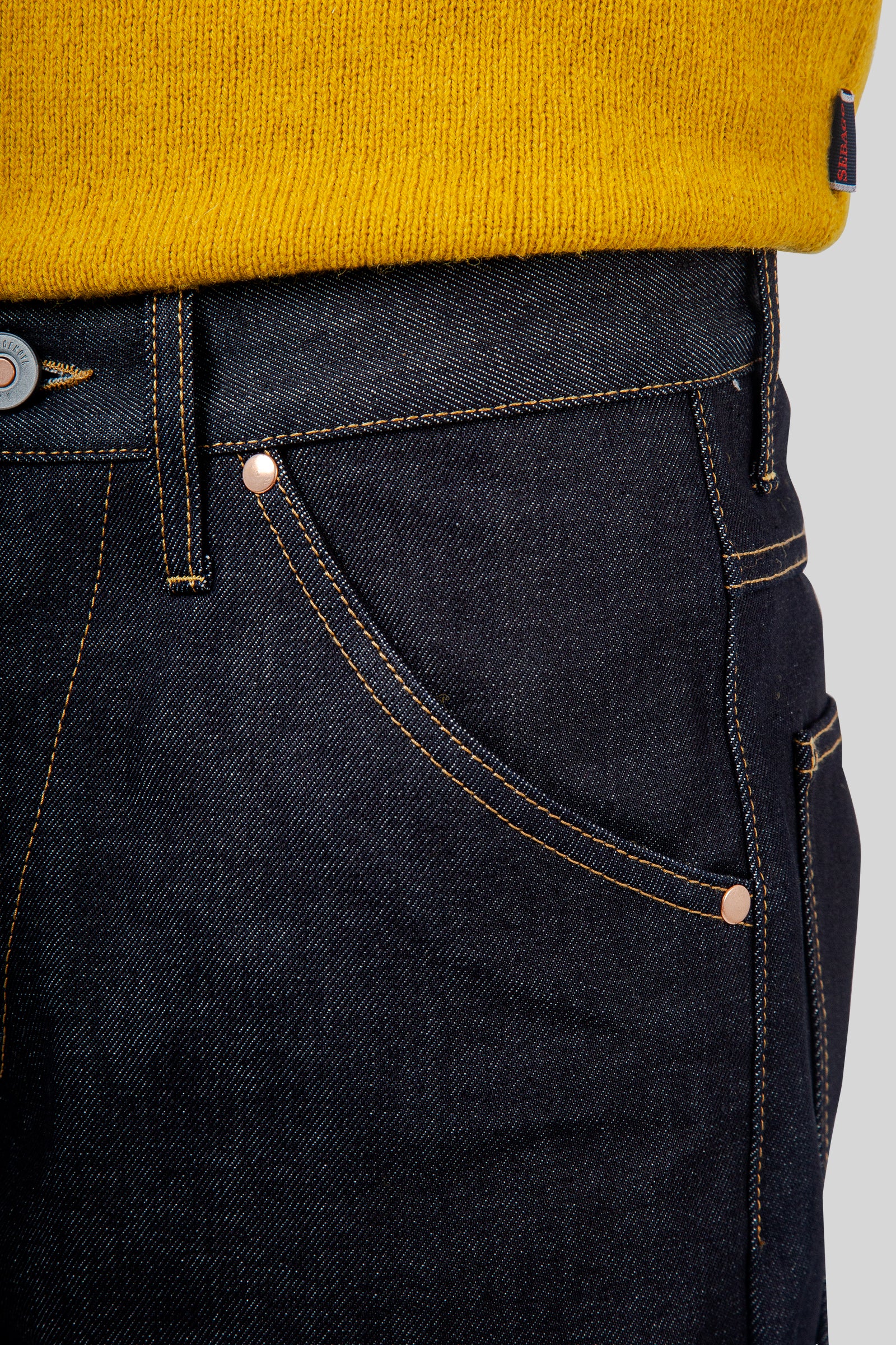 Gregorio Jeans Selvedge Raw Blue - 2