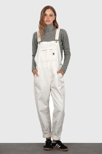 Carhartt Wip W' Norris Bib Overall Bianco Donna carhartt wip