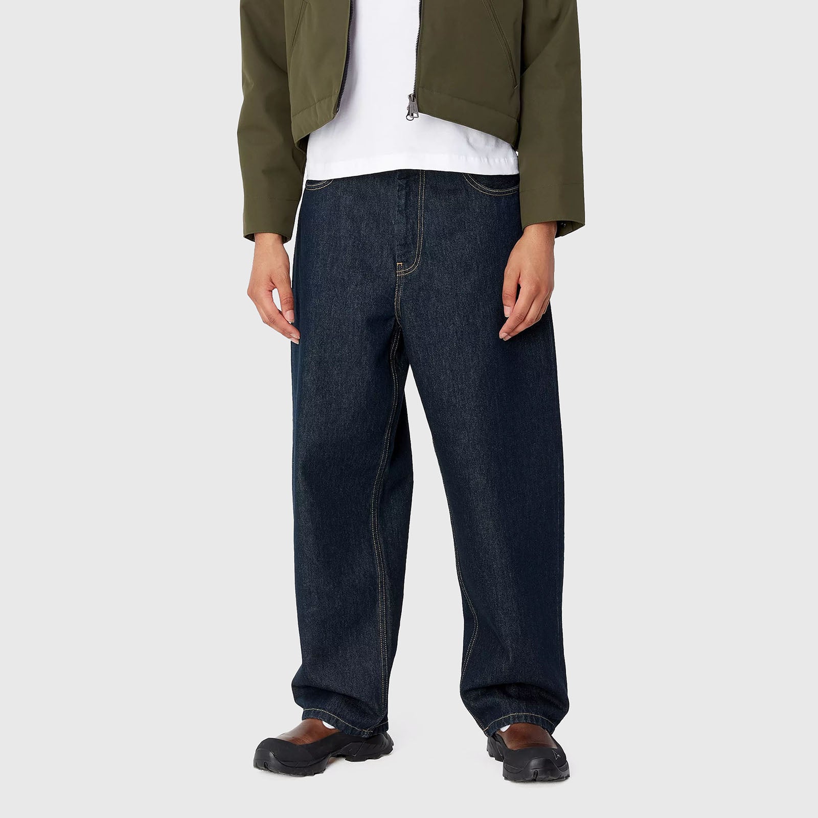 Carhartt Wip W' Brandon Pant Blu Scuro Donna - 7