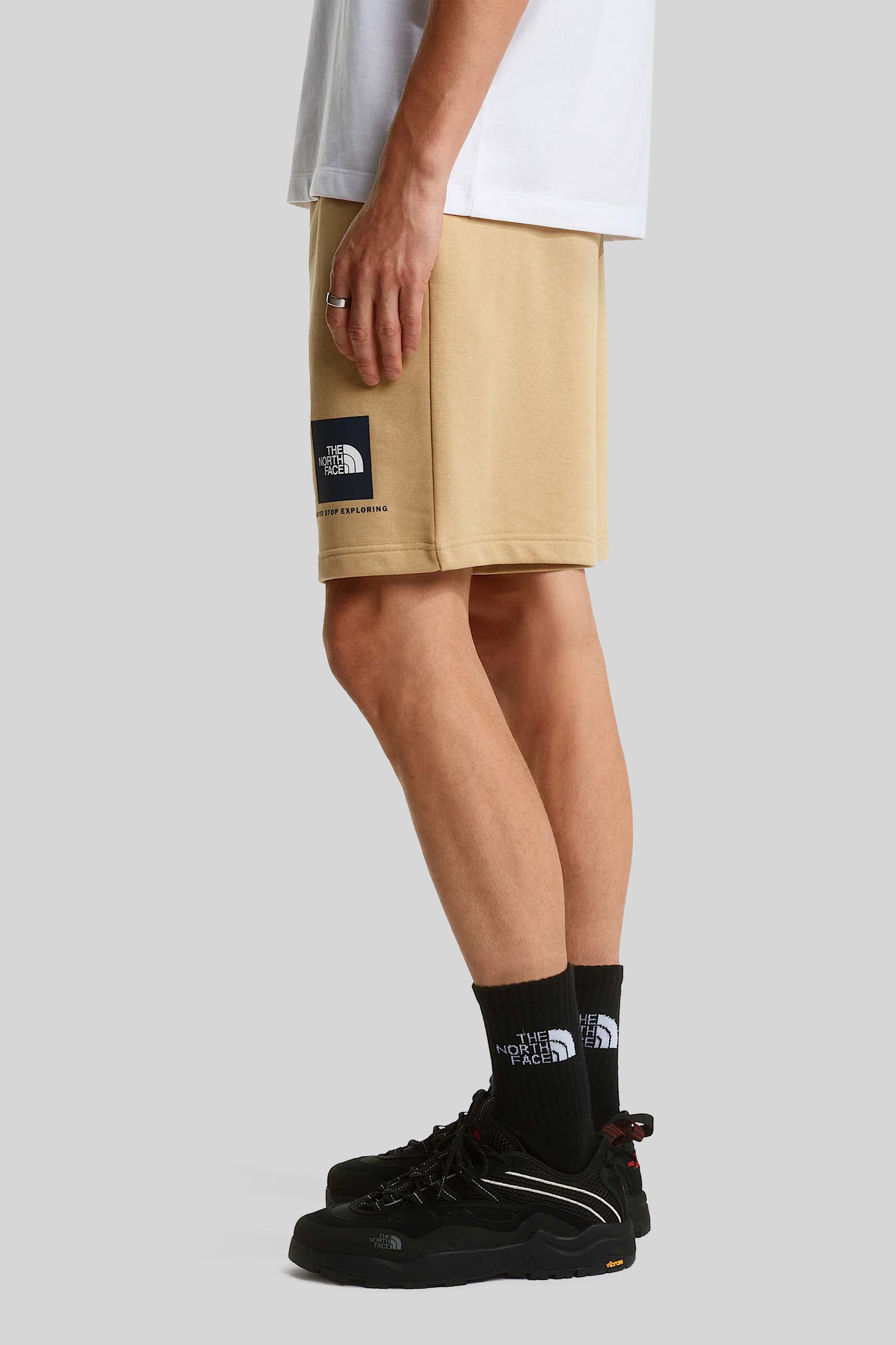 The North Face Shorts Nse Box Light Regular Khaki Uomo - 3