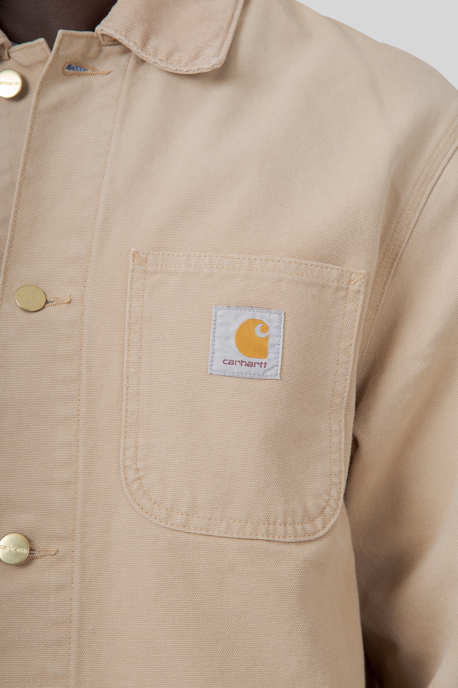 Carhartt Wip Michigan Coat Beige Chiaro Uomo - 4