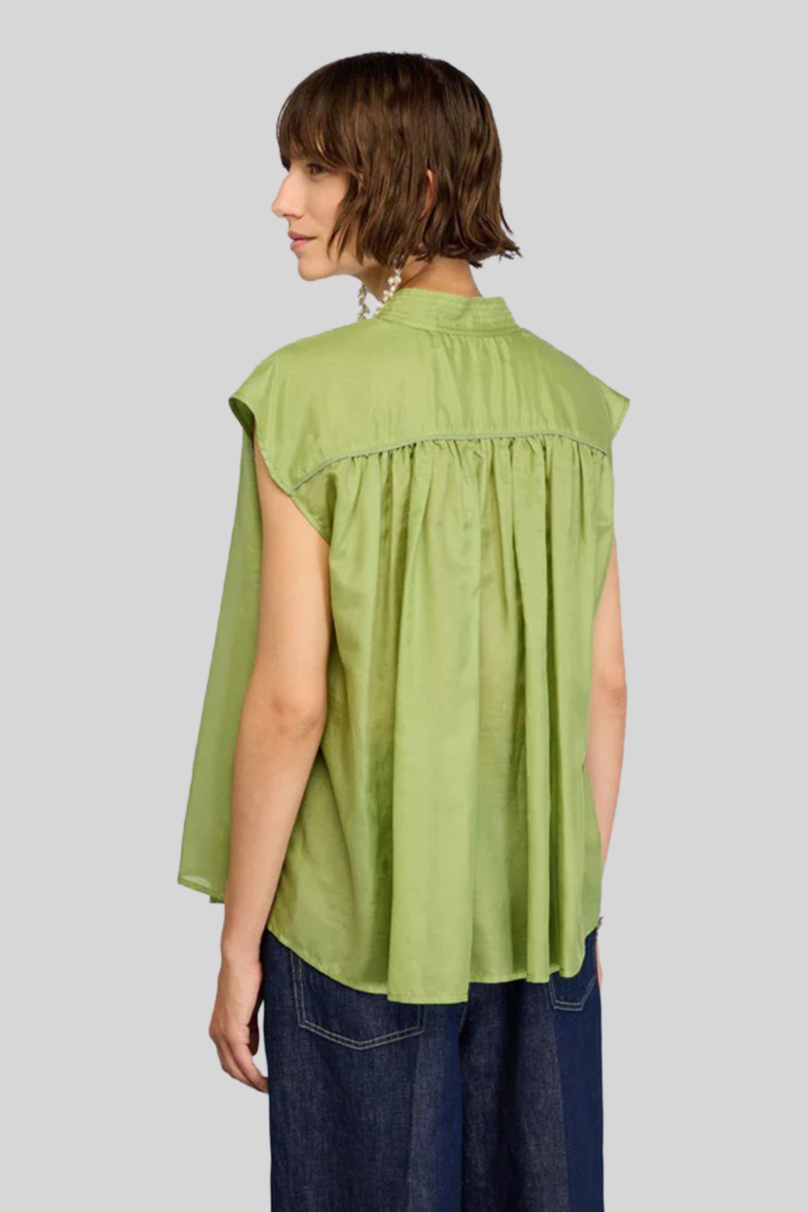 Semicouture Blusa Racheal Pistacchio Donna - 3