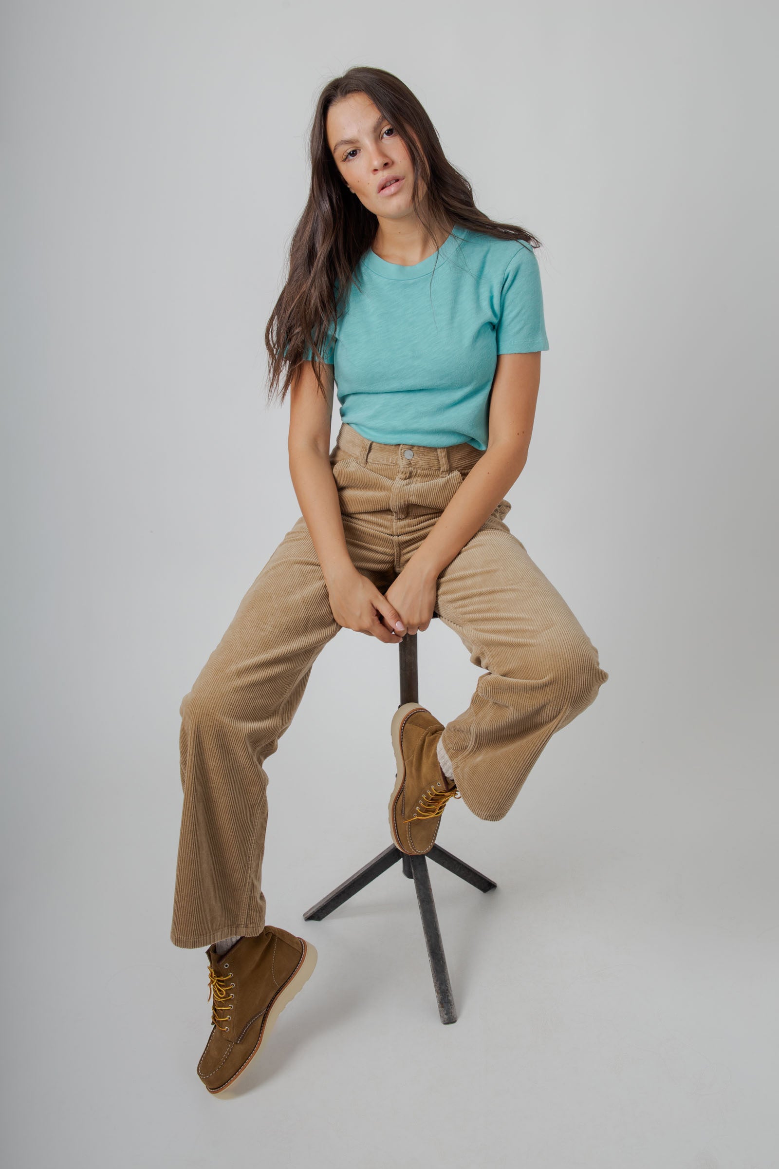 Carhartt Wip W' Simple Pant Corduroy Beige Donna - 2