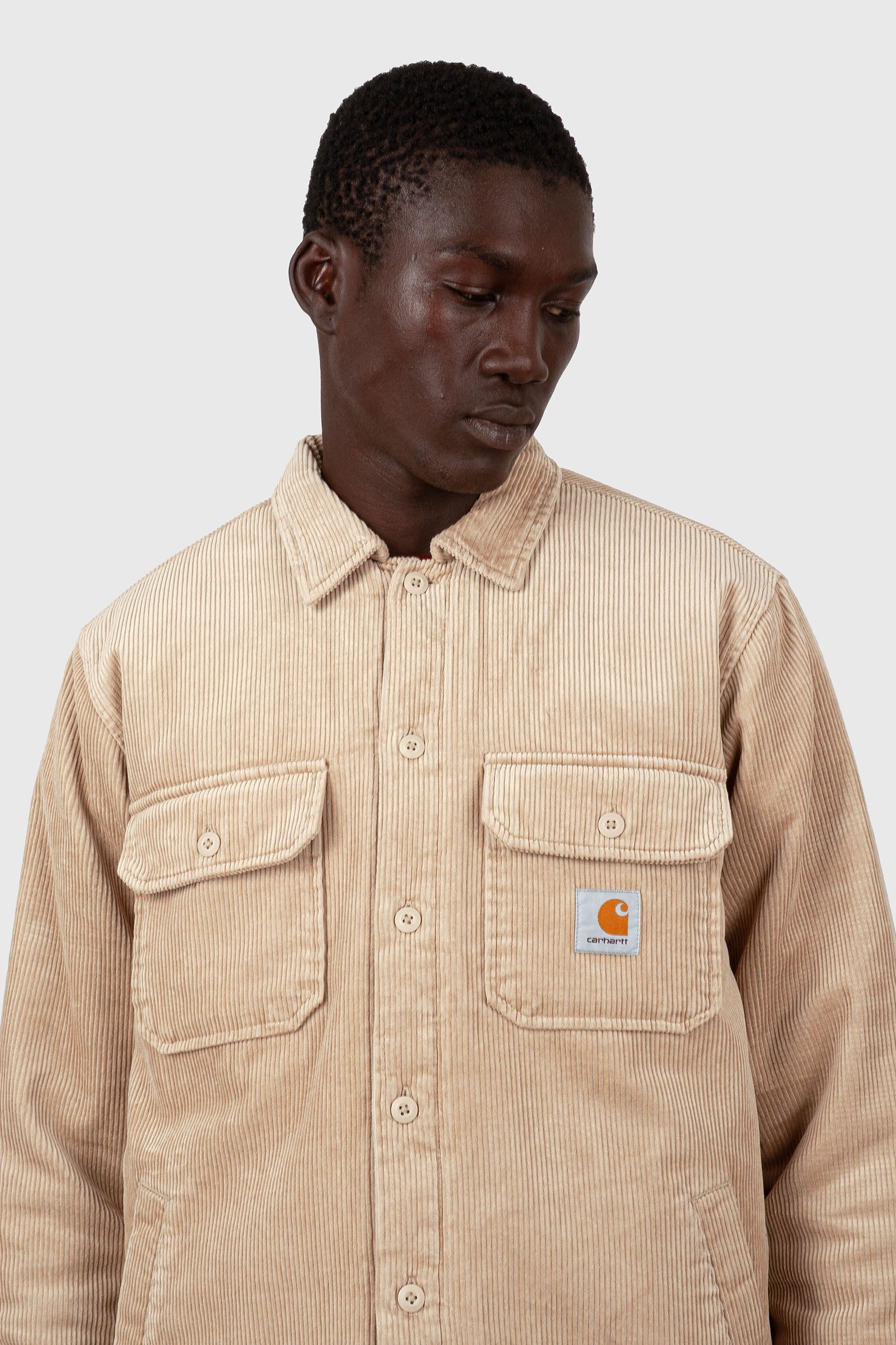 Carhartt Wip Whitsome Shirt Jac Beige Chiaro Uomo - 2