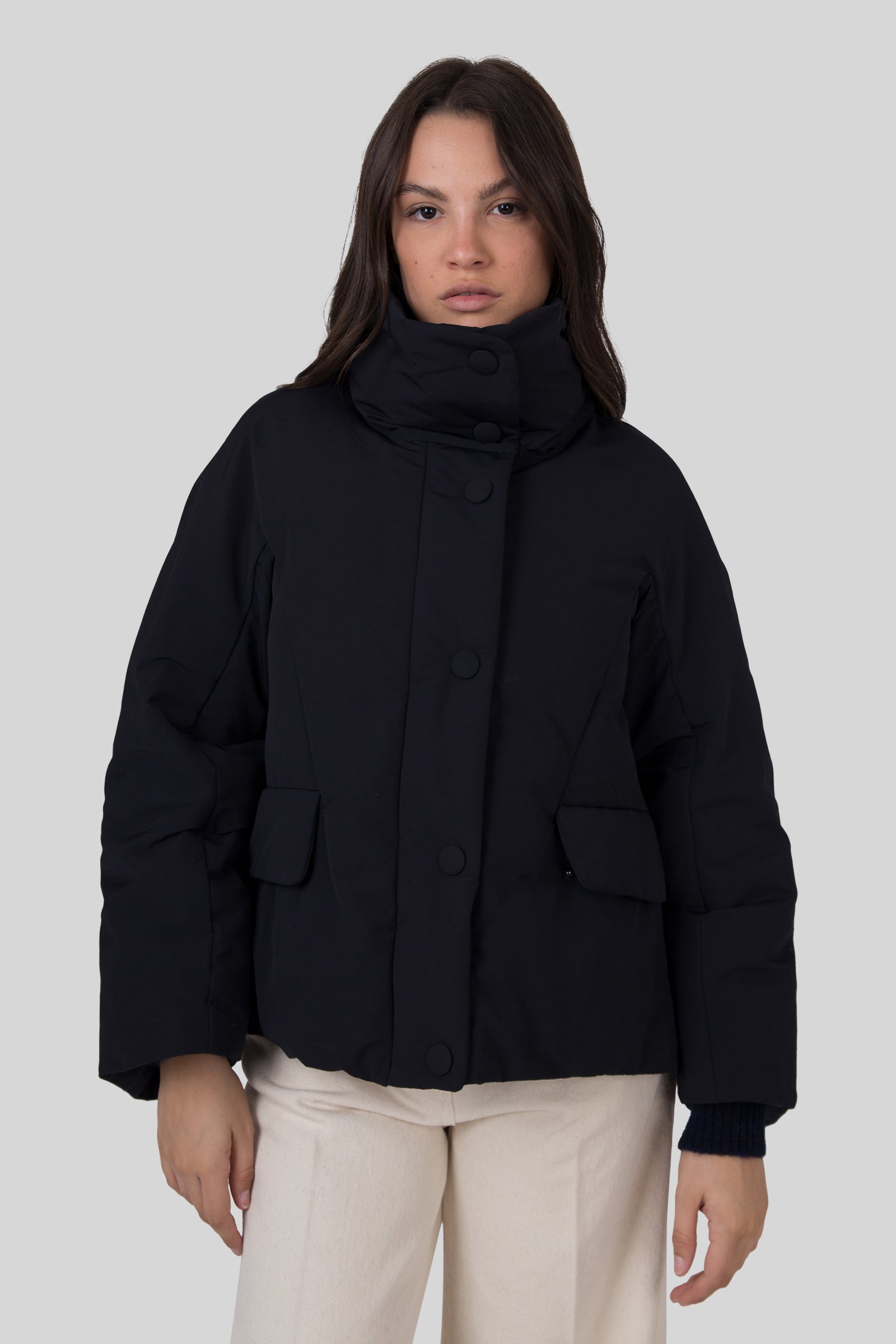 Aspesi Giubbotto Spumina Blu Navy Donna - 3