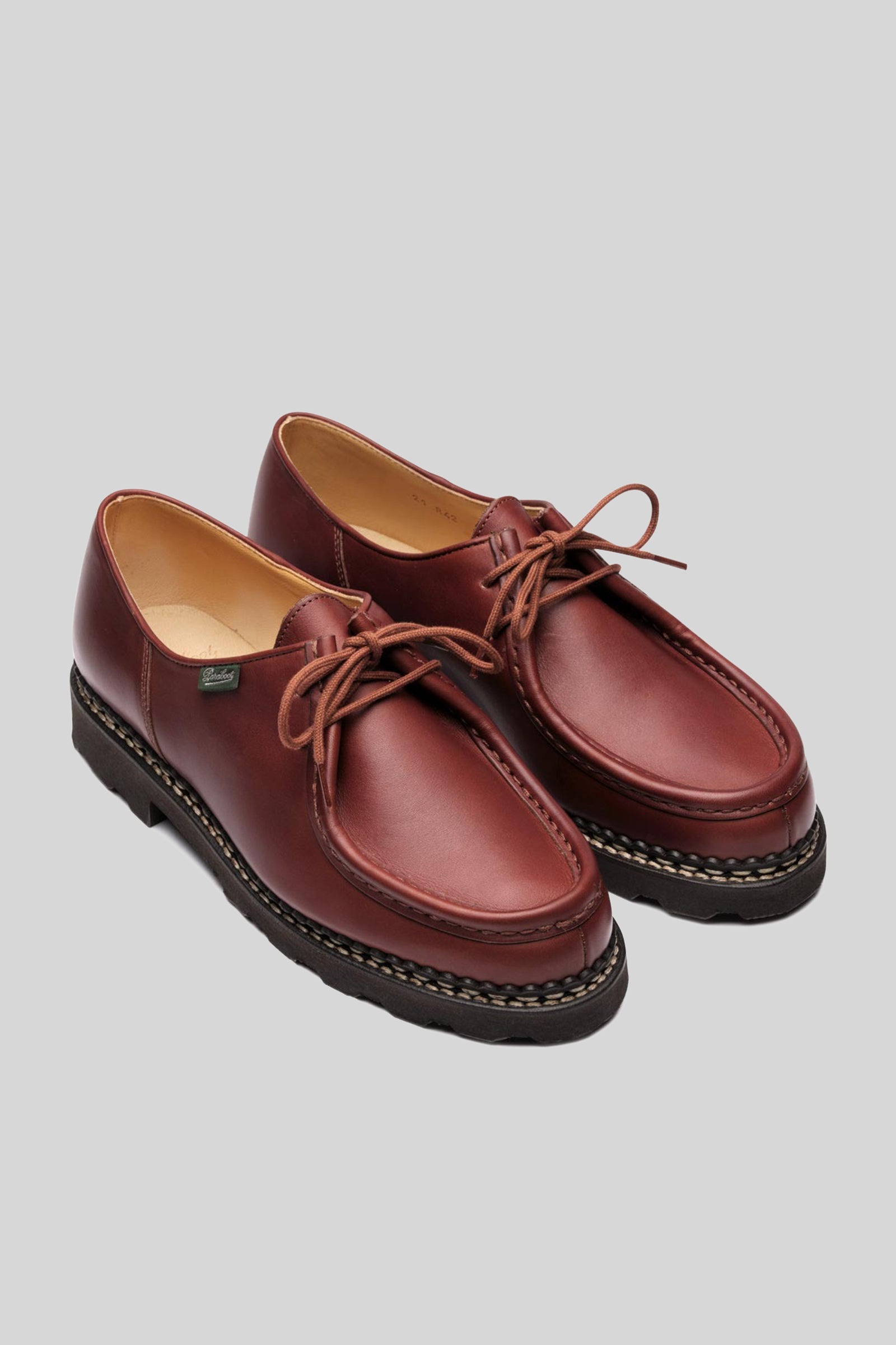 Derby Shoe Michael Lisse Marron - 3