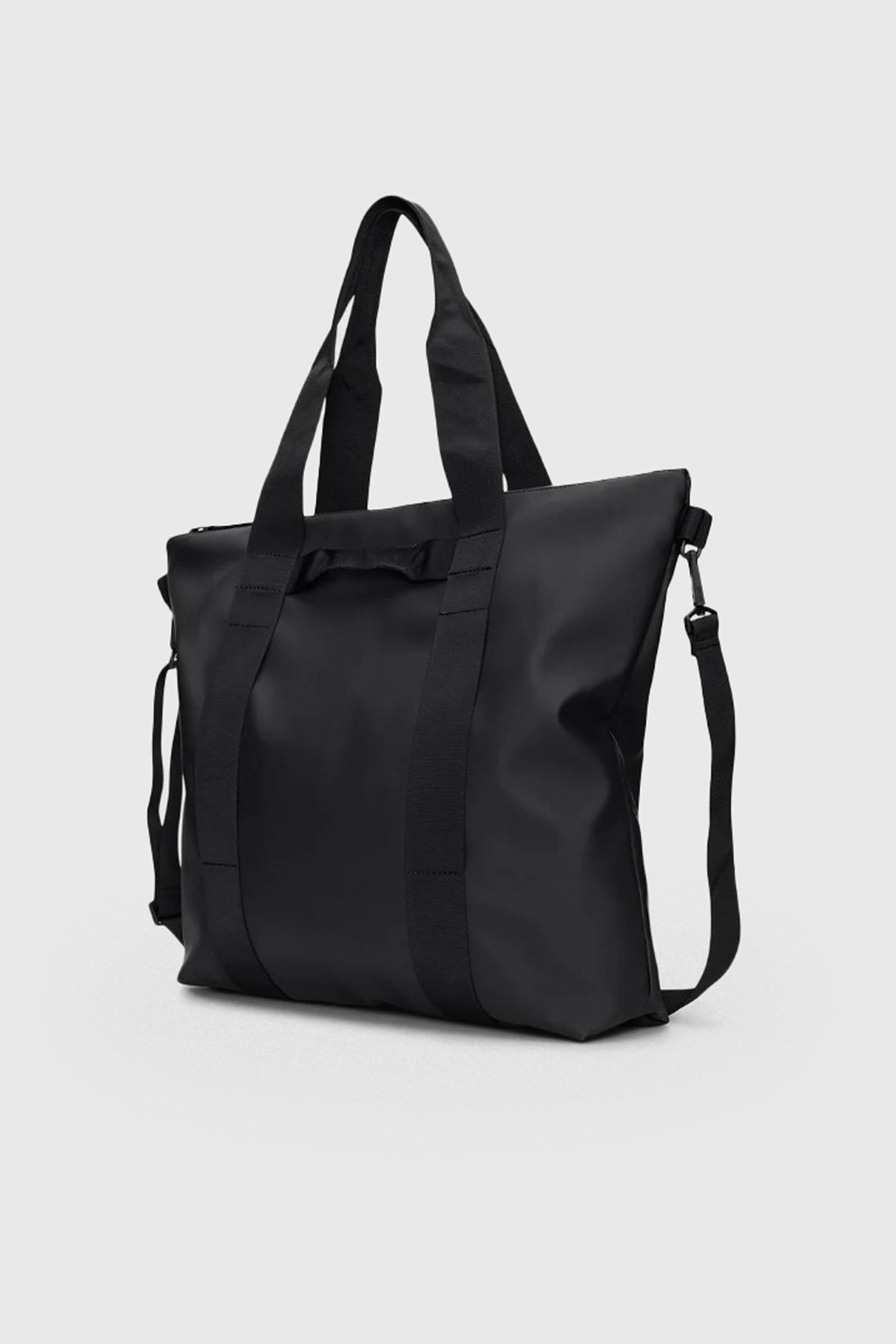 Rains Synthetic Black Tote Bag - 4