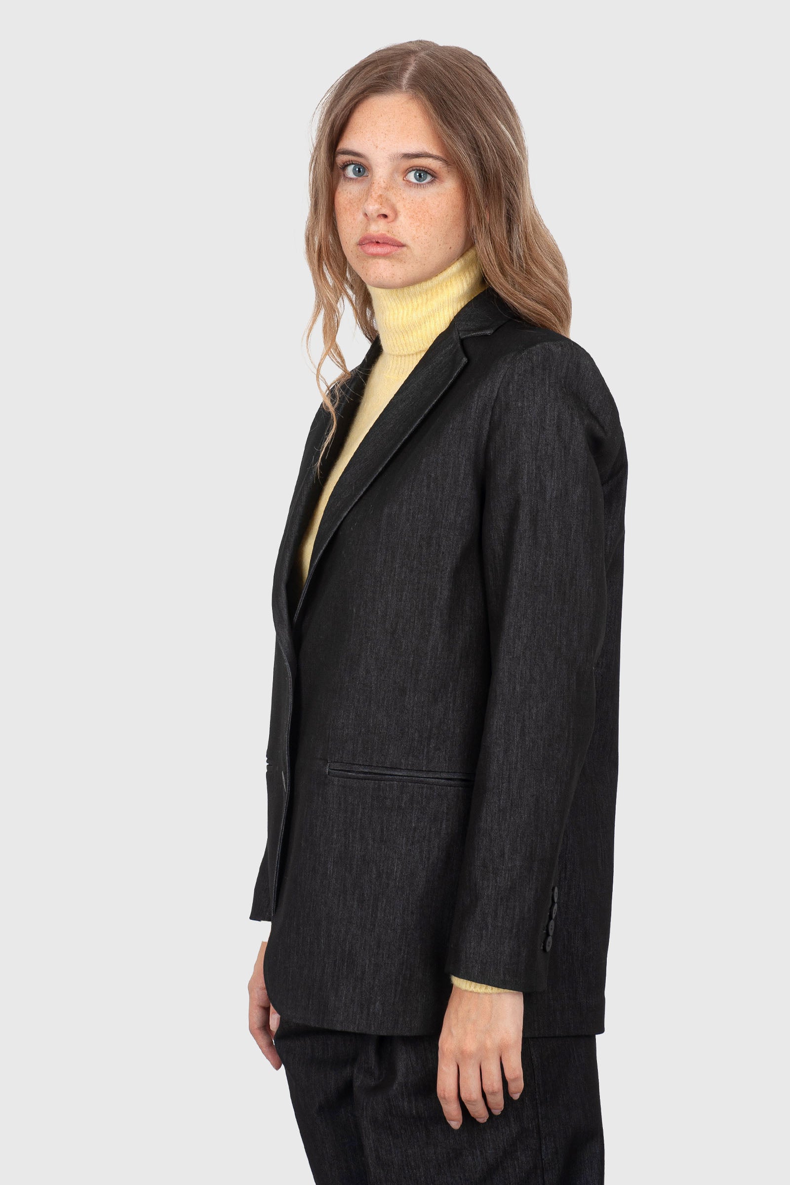 Rrd Marina Boyfriend Wom Blazer Nero Donna - 3