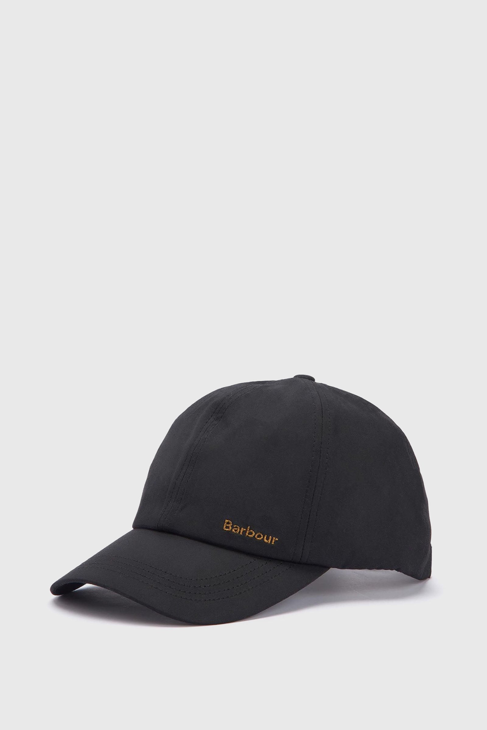 Barbour Belsay Wax Sports Hat Nero Unisex - 1