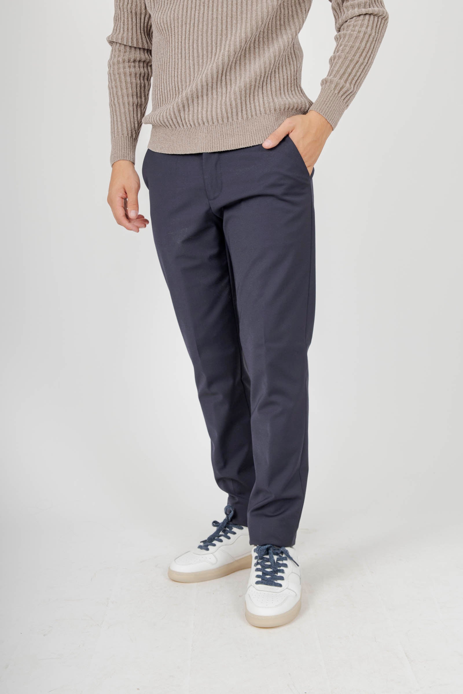 Rrd Pantalone Terzitel Chino Blu Scuro Uomo - 1