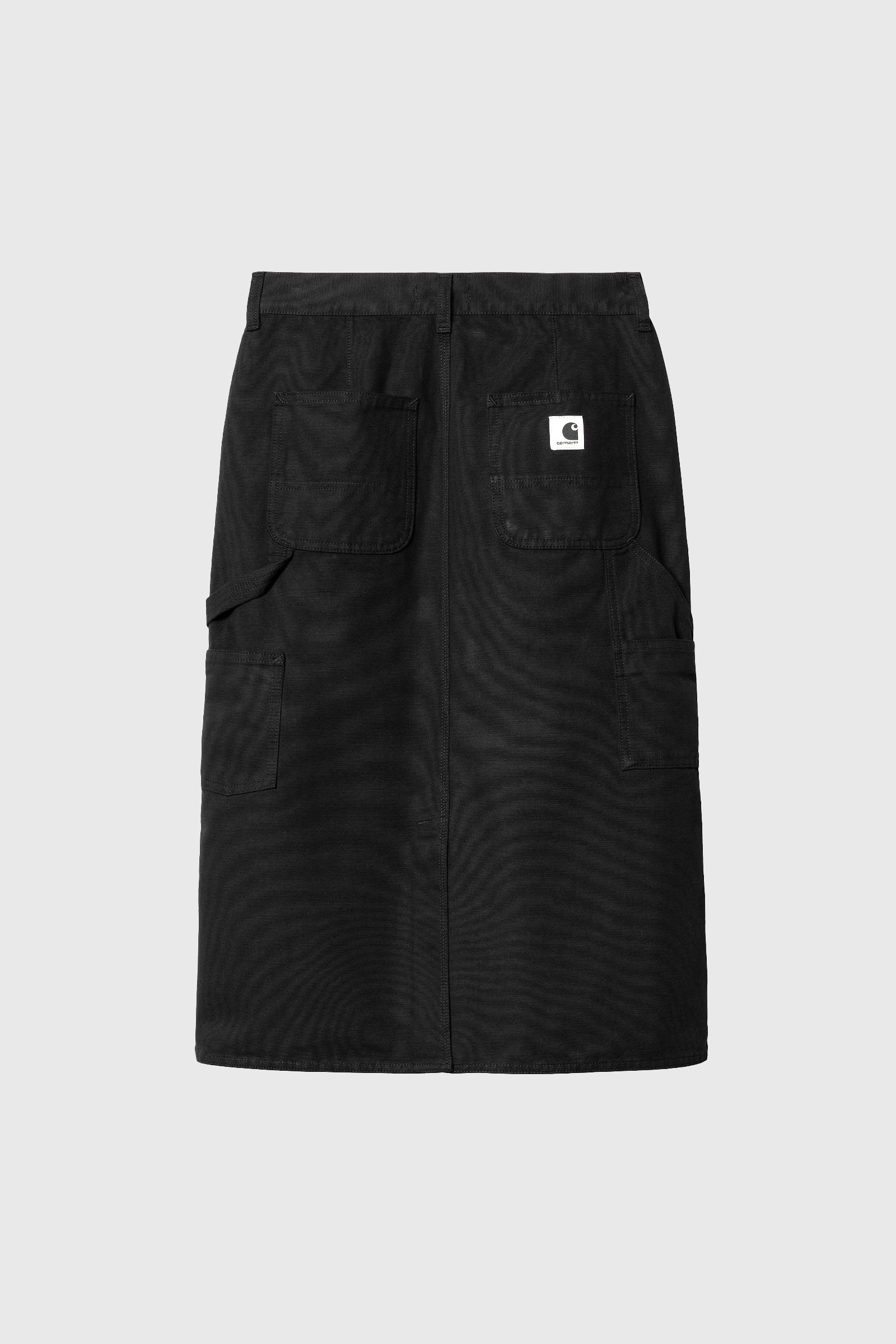 Carhartt Wip W' Double Knee Skirt Nero Donna - 2