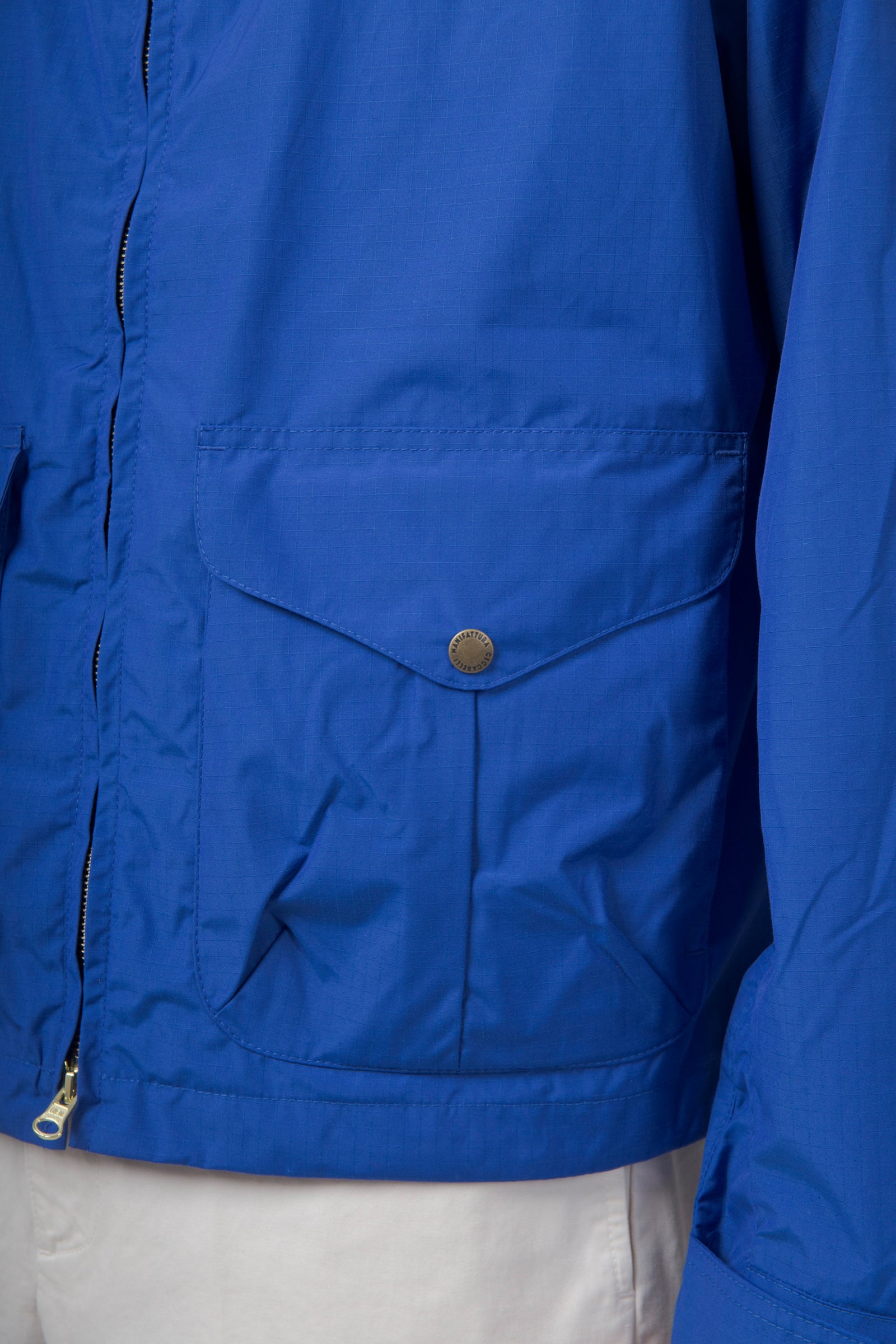 Manifattura Ceccarelli All Season Blazer Coat Cobalto Uomo - 7