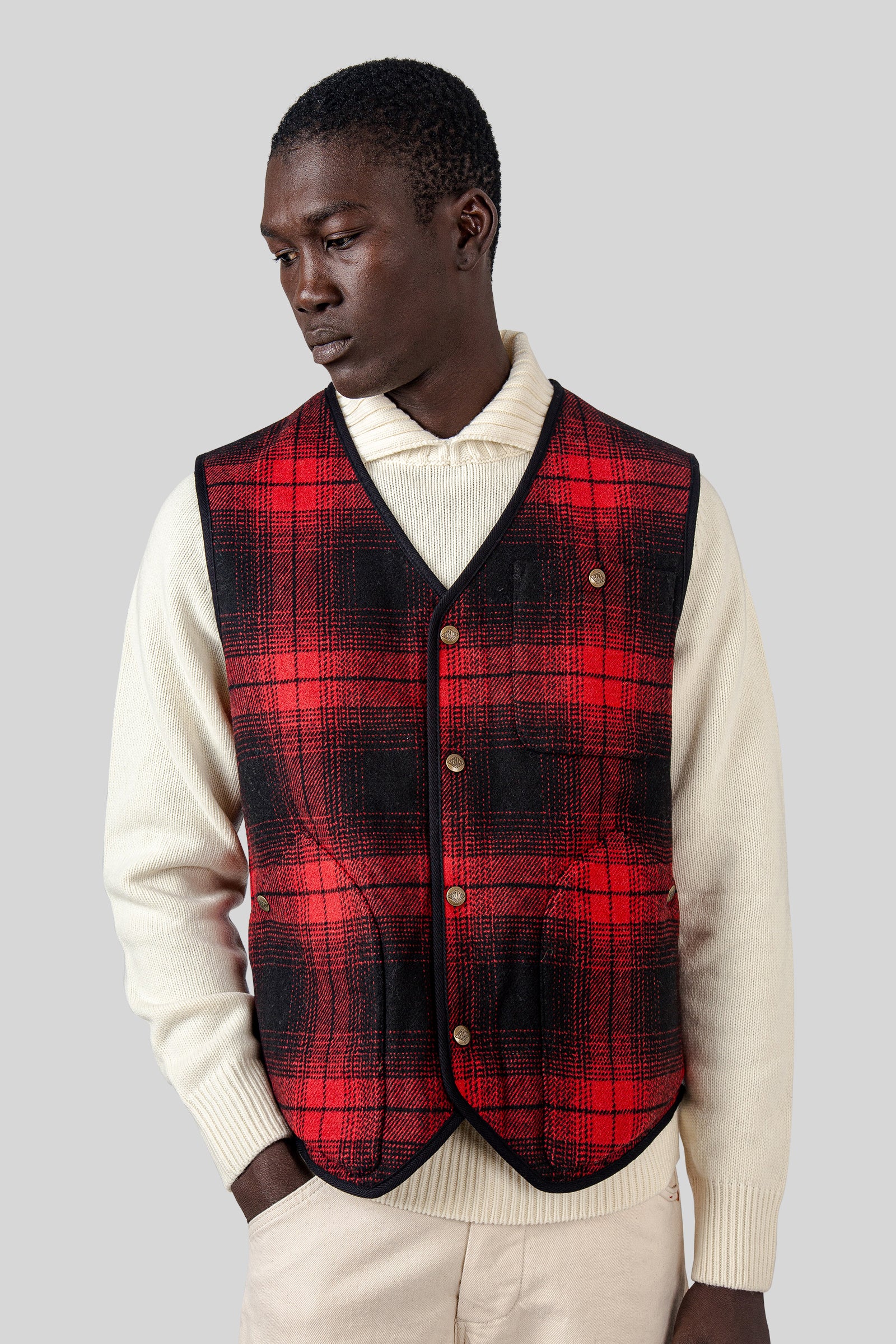Wildriver Check Vest - 1