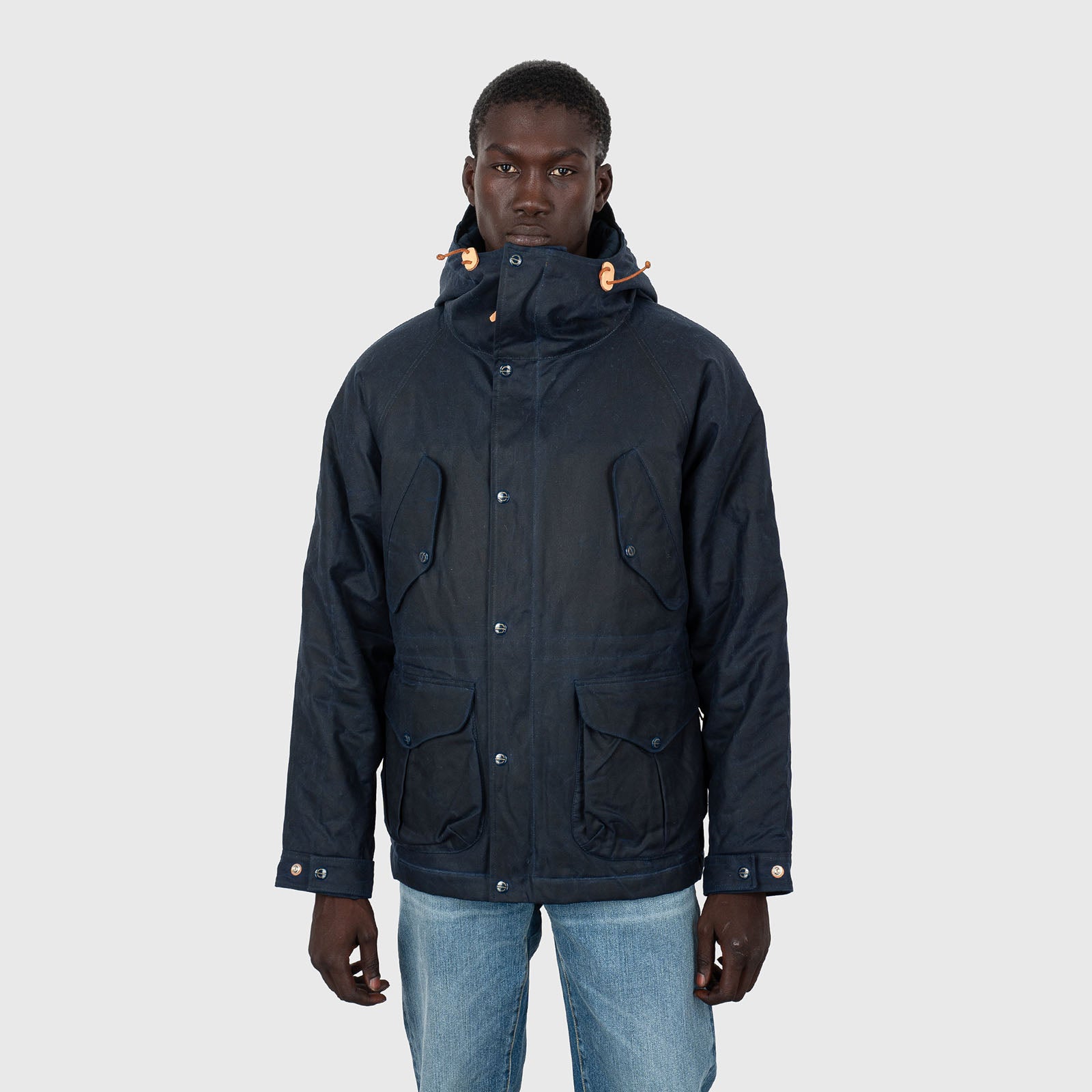 Manifattura Ceccarelli New Fisherman Parka Blu Navy Uomo - 11