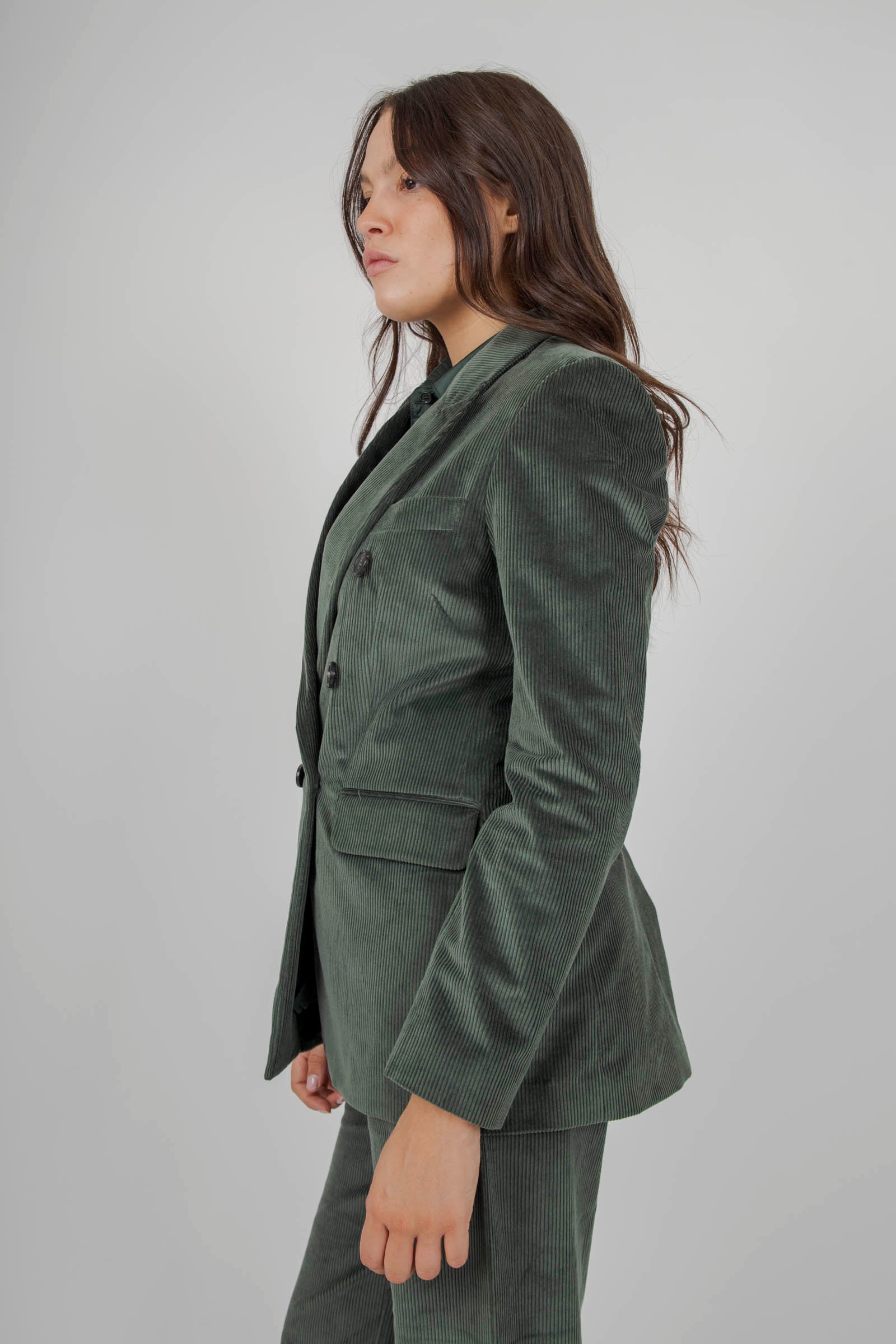 Department Five Giacca Ari Doppiopetto Verde Donna - 4