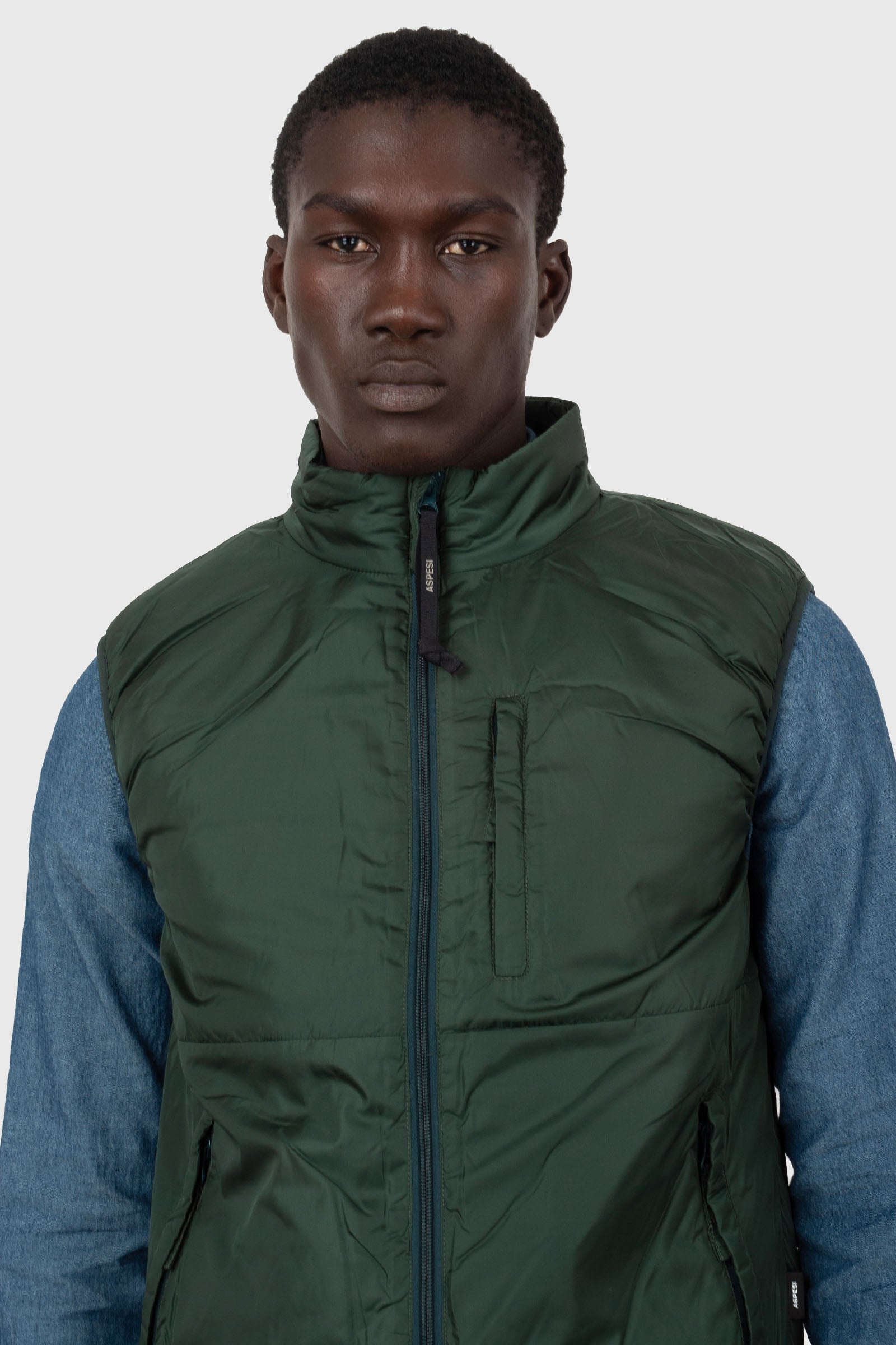 Aspesi Gilet Jil Verde Scuro Uomo - 5