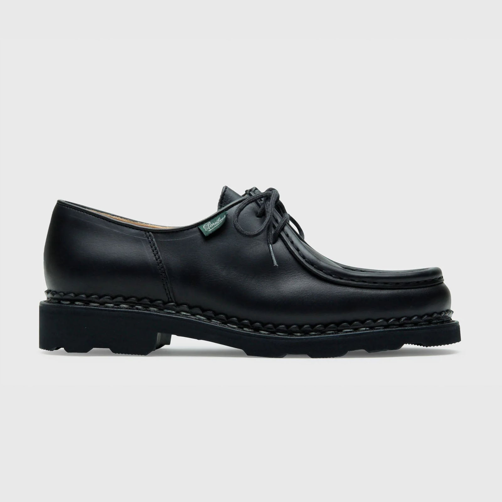 Paraboot Scarpa Derby Michael Lisse Noir Nero Uomo - 6