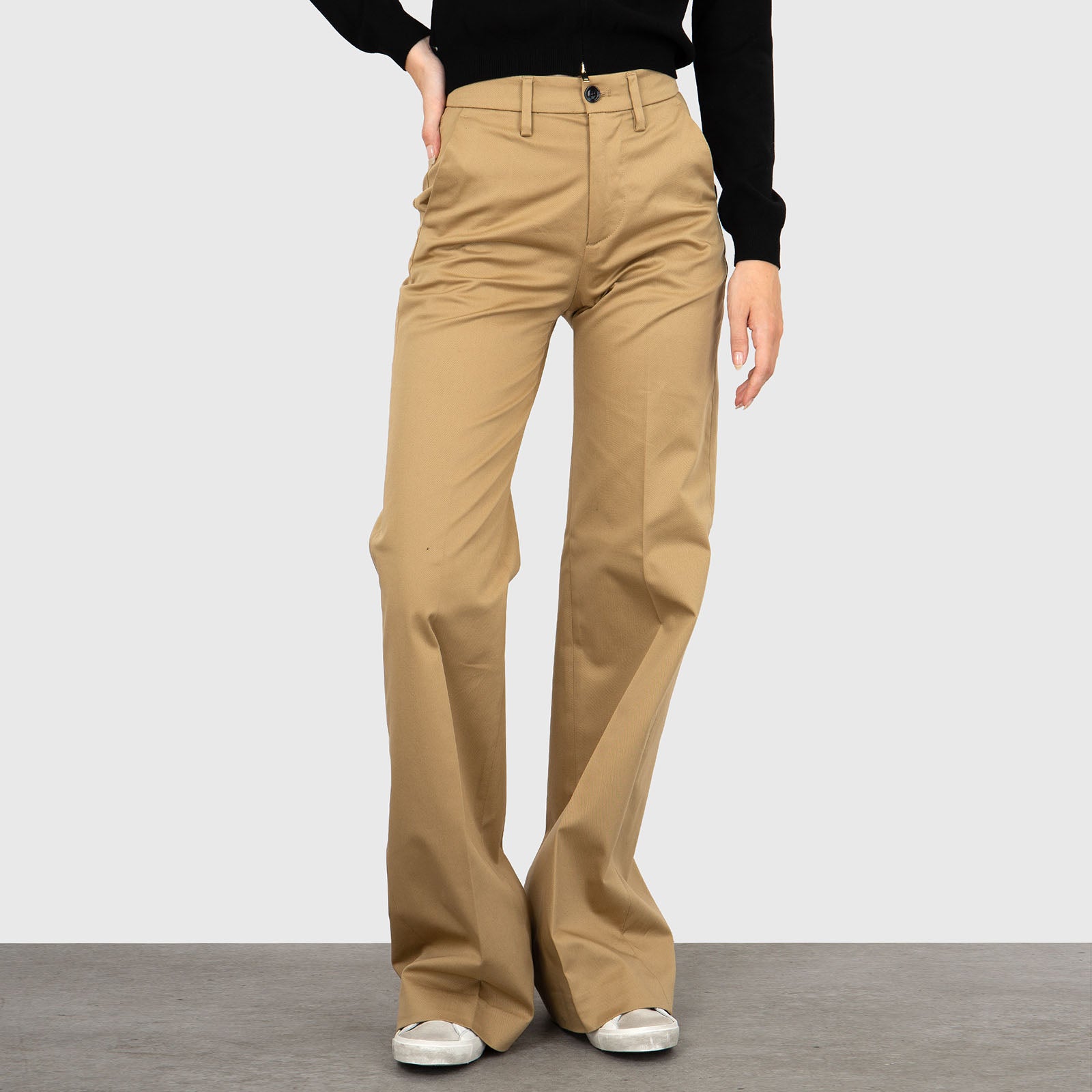 Department Five Pantalone Palazzo Misa Khaki Donna - 8