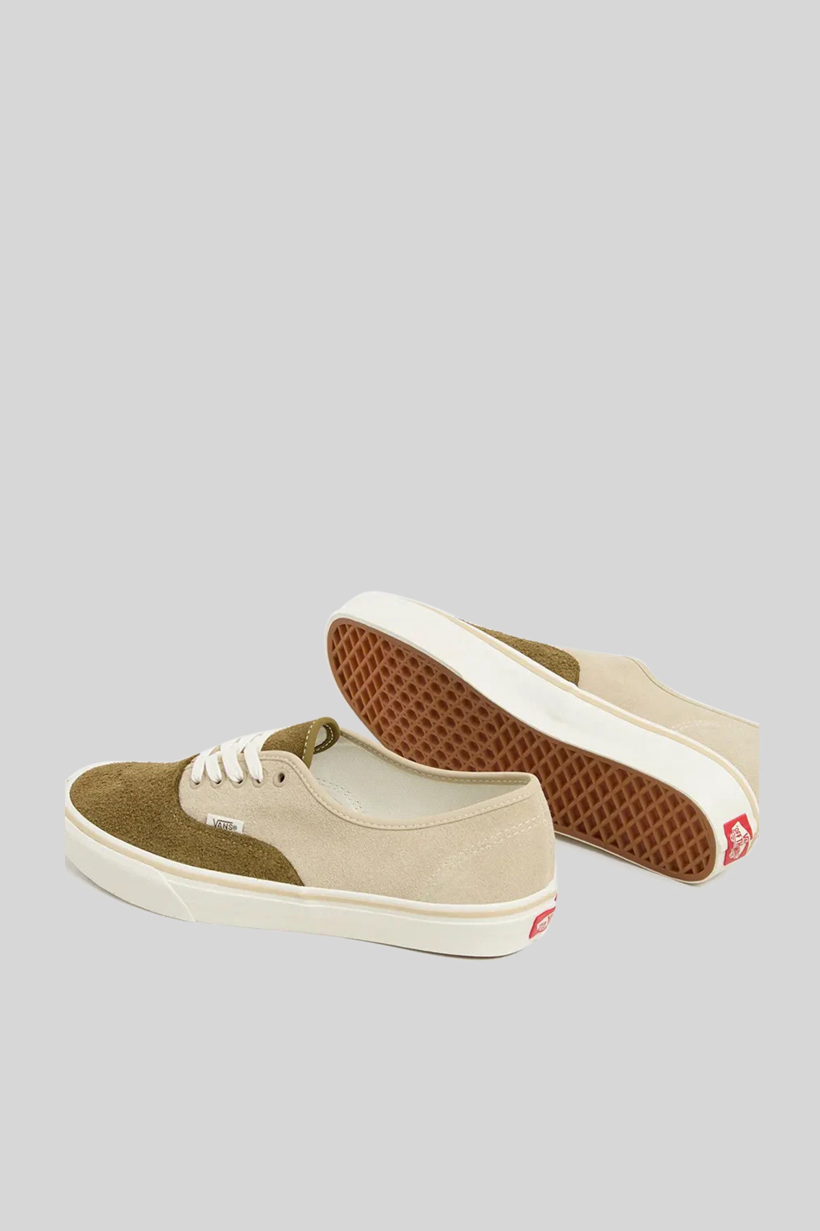 Vans "off The Wall" Sneaker Pig Suede Authentic Marrone/beige Uomo - 2