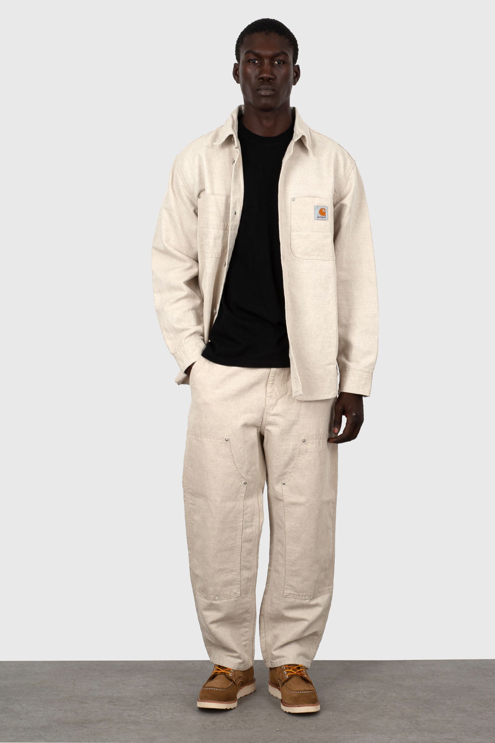 Carhartt Wip Walter Double Knee Pant Beige Uomo - 2