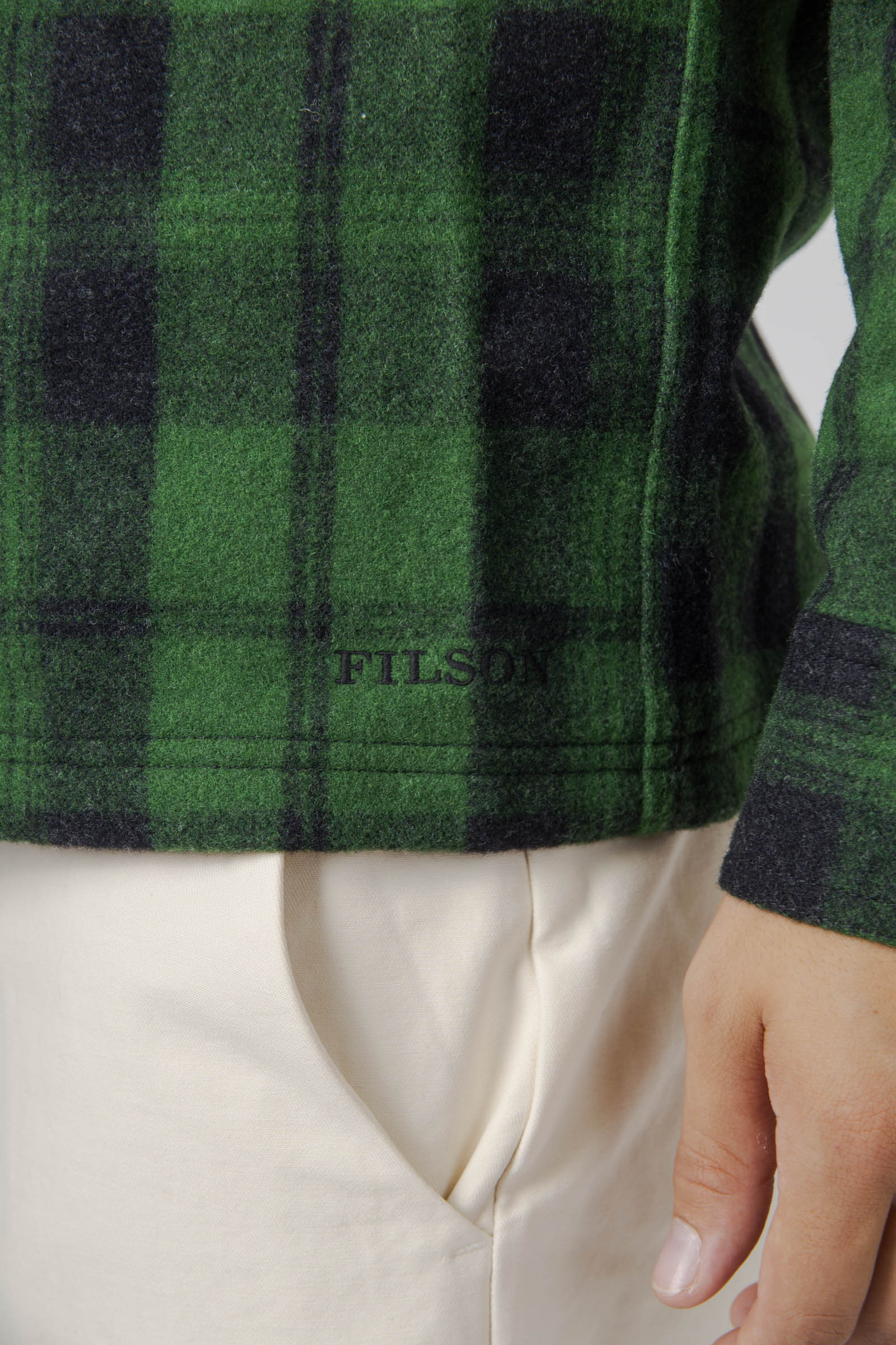 Filson Jac-shirt Verde/nero Uomo - 4