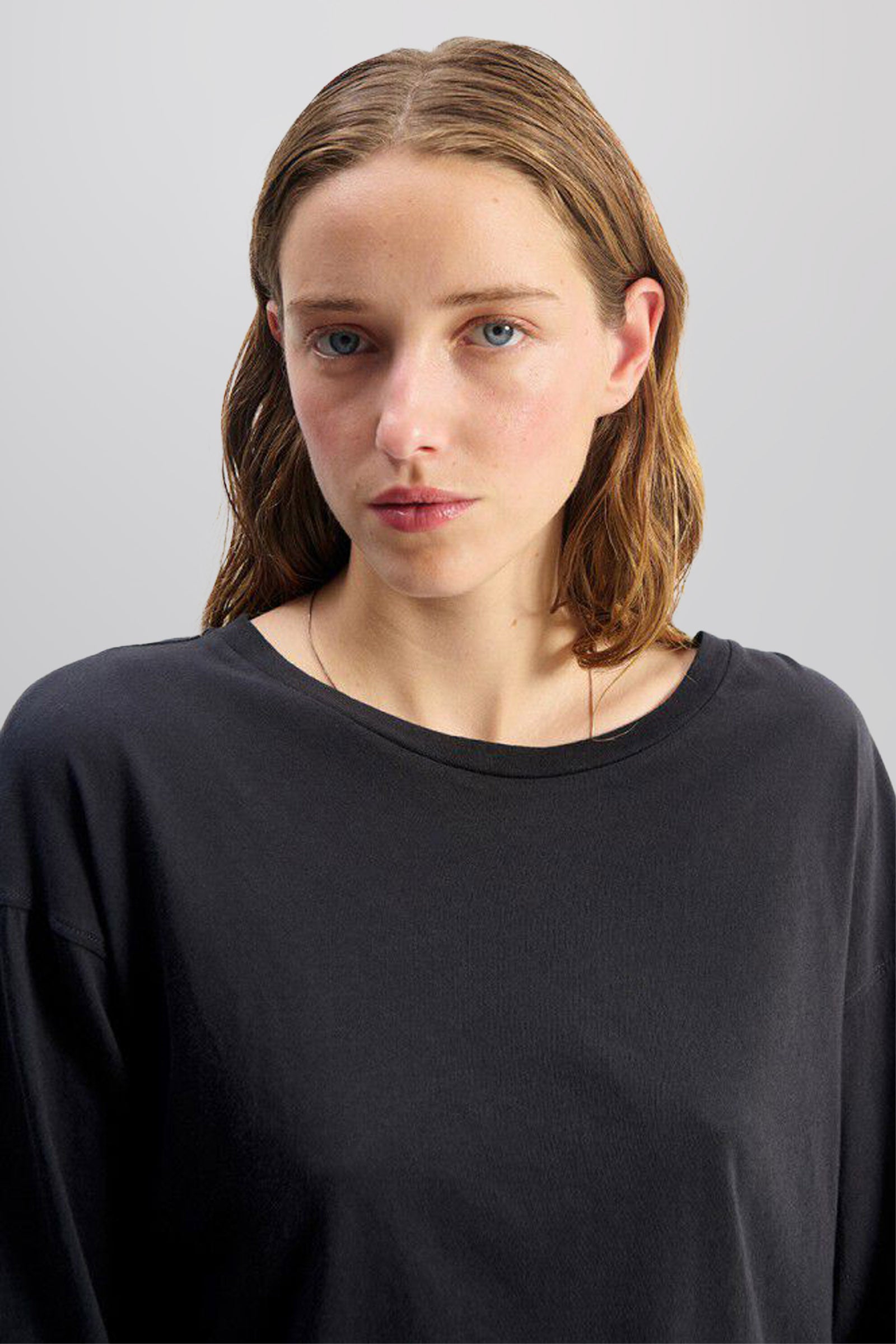 American Vintage T-shirt Apoly Antracite Donna - 3