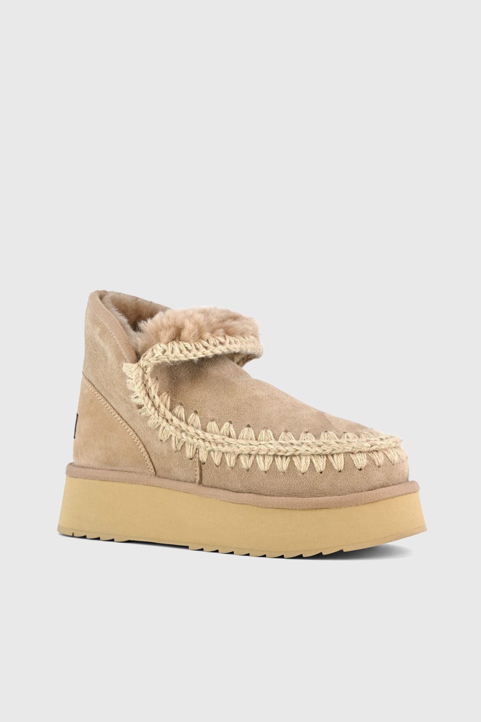 Mou Stivaletto Mini Eskimo Platform Cammello Donna - 2