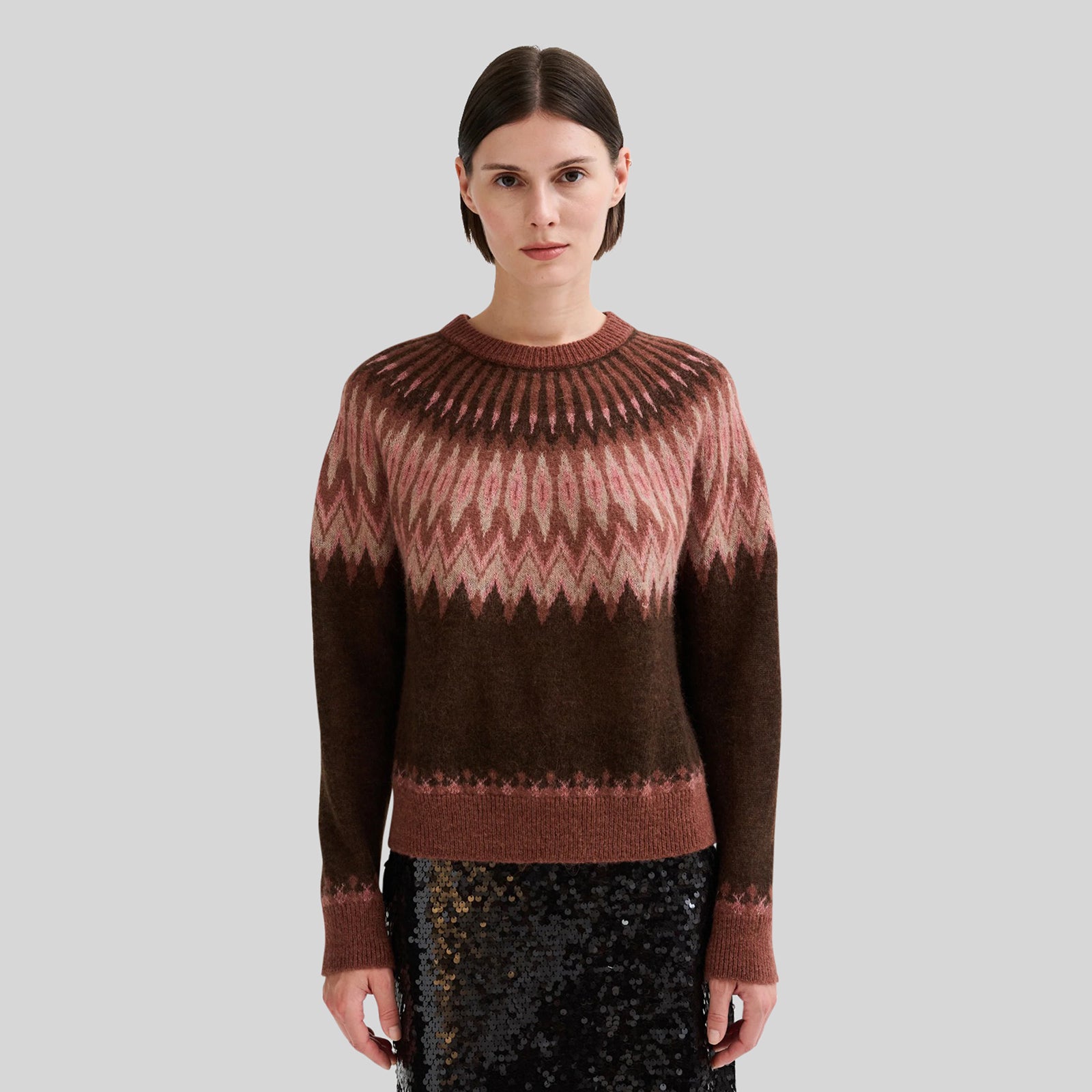 Nordic Jacquard Sweater - 5