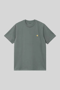 Carhartt Wip T-shirt S/s Chase Verde Uomo carhartt wip