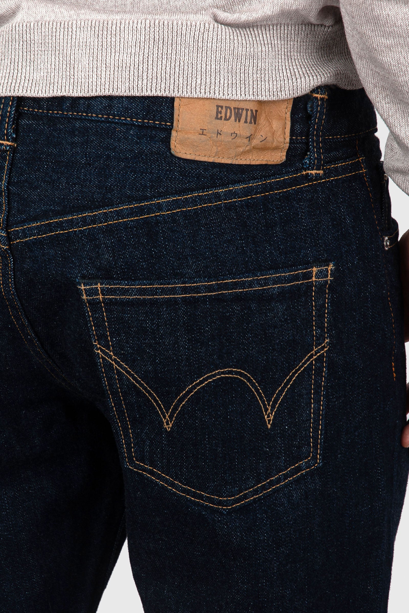 Edwin Jeans Regular Tapered Blu Scuro Uomo - 4