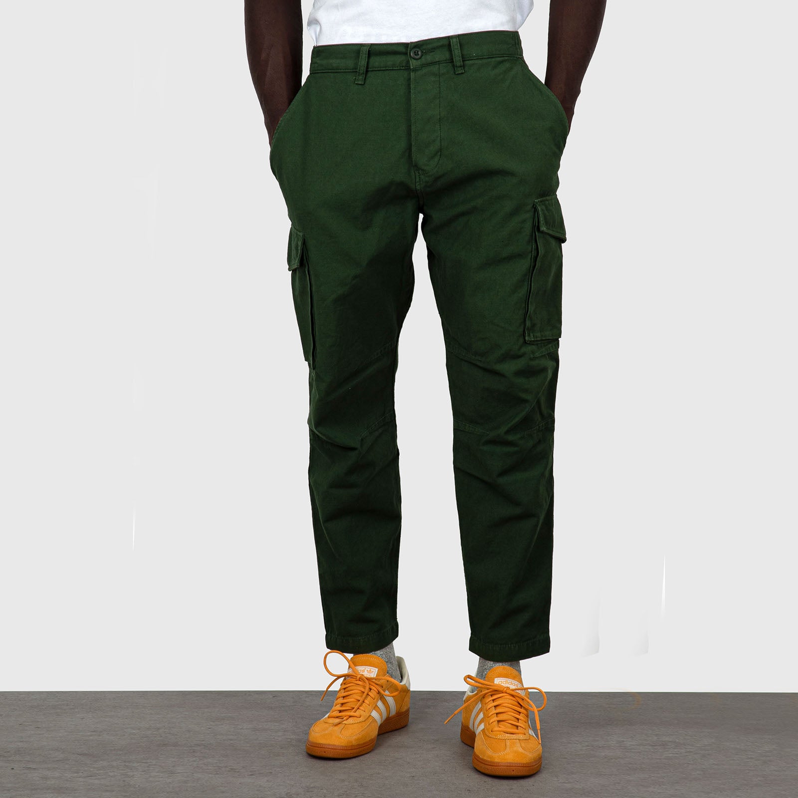 Edwin Pantalone Cargo Sentinel Verde Uomo - 8