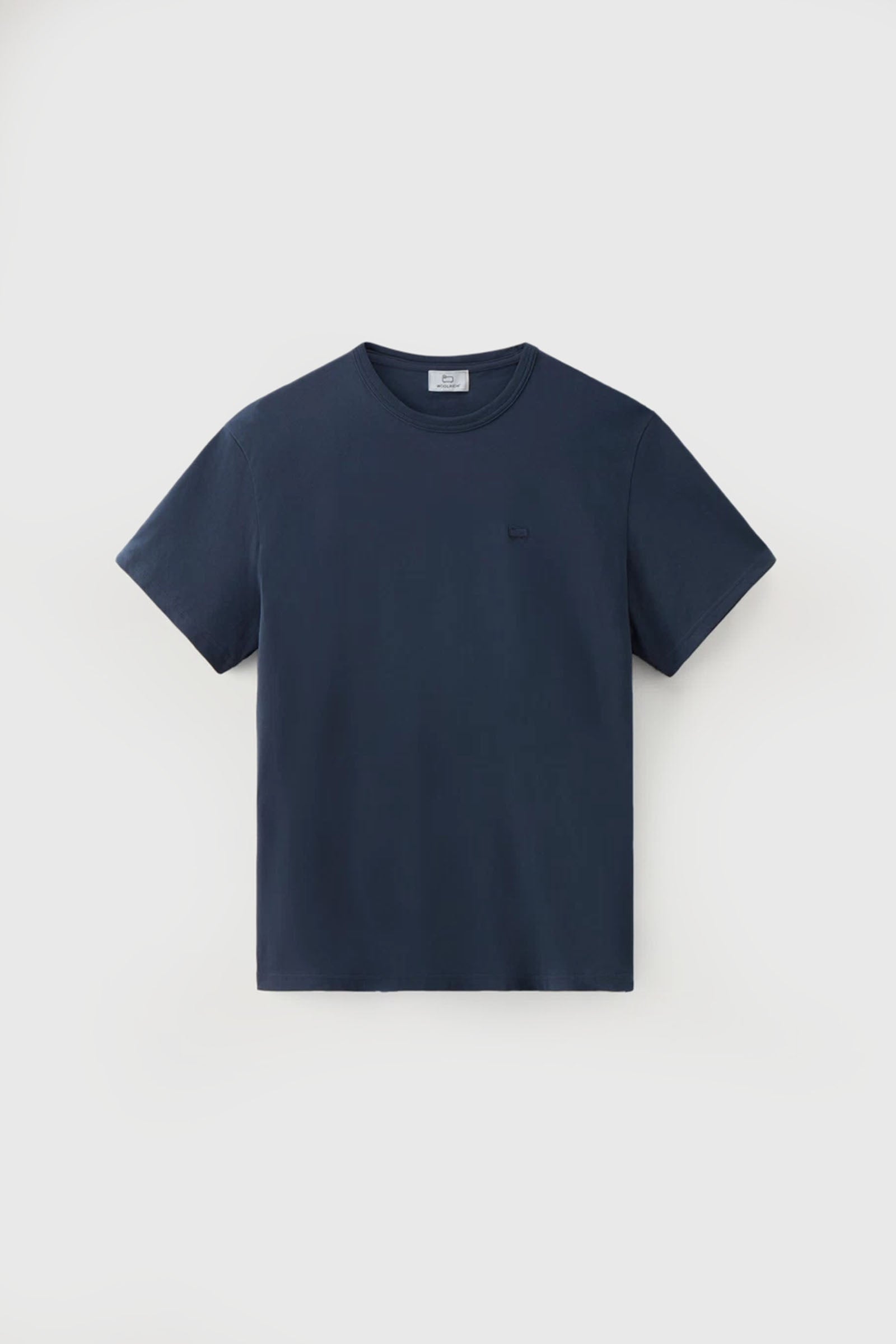 Woolrich T-shirt Sheep In Puro Cotone Blu Uomo - 5
