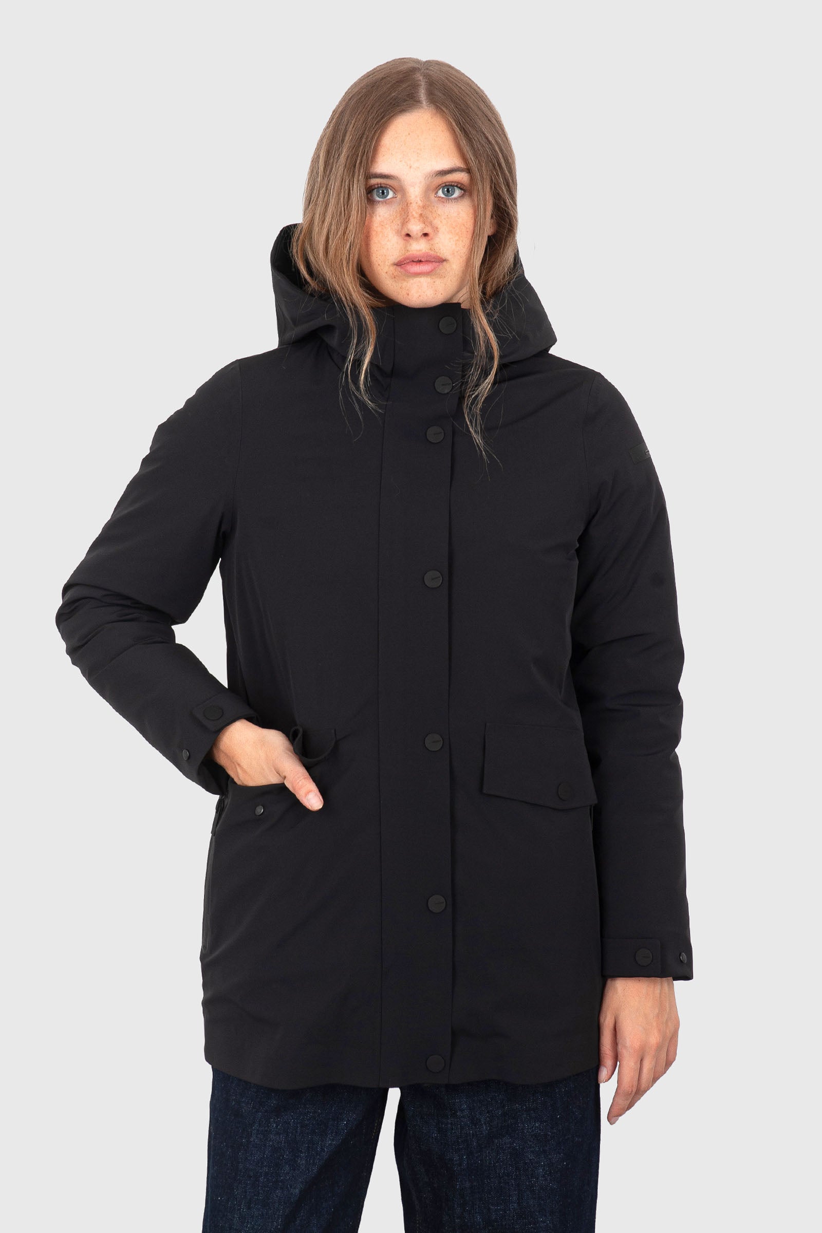 Rrd Piumino Egg Floating Parka Wom Nero Donna - 3