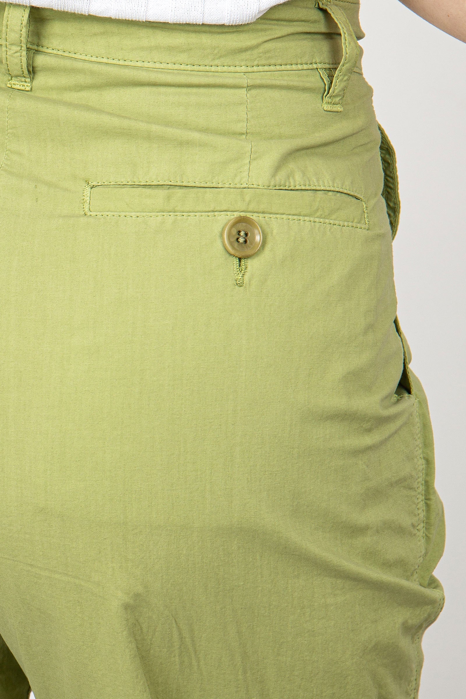 Aspesi Green Cotton Chino Pants - 5