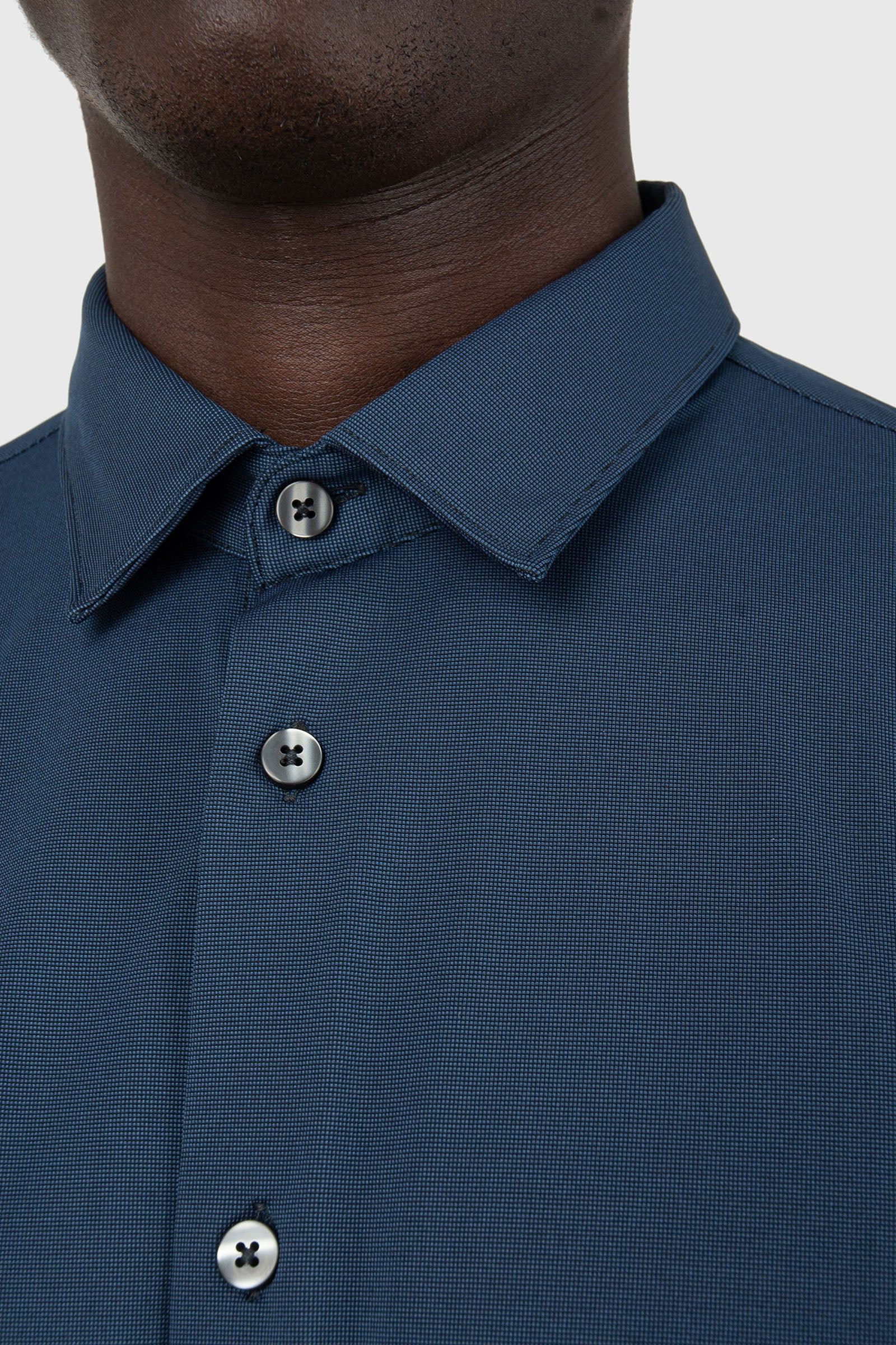 Oxford Jacquard Open Shirt - 2