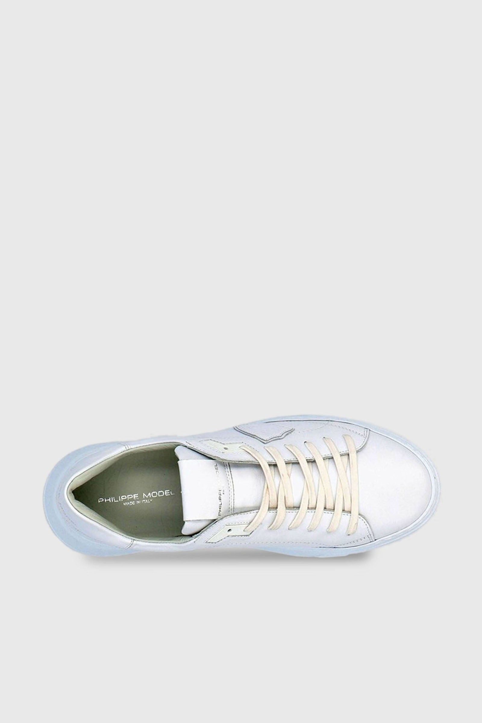 Philippe Model Sneaker Temple Veau Blanc Bianco Uomo - 3