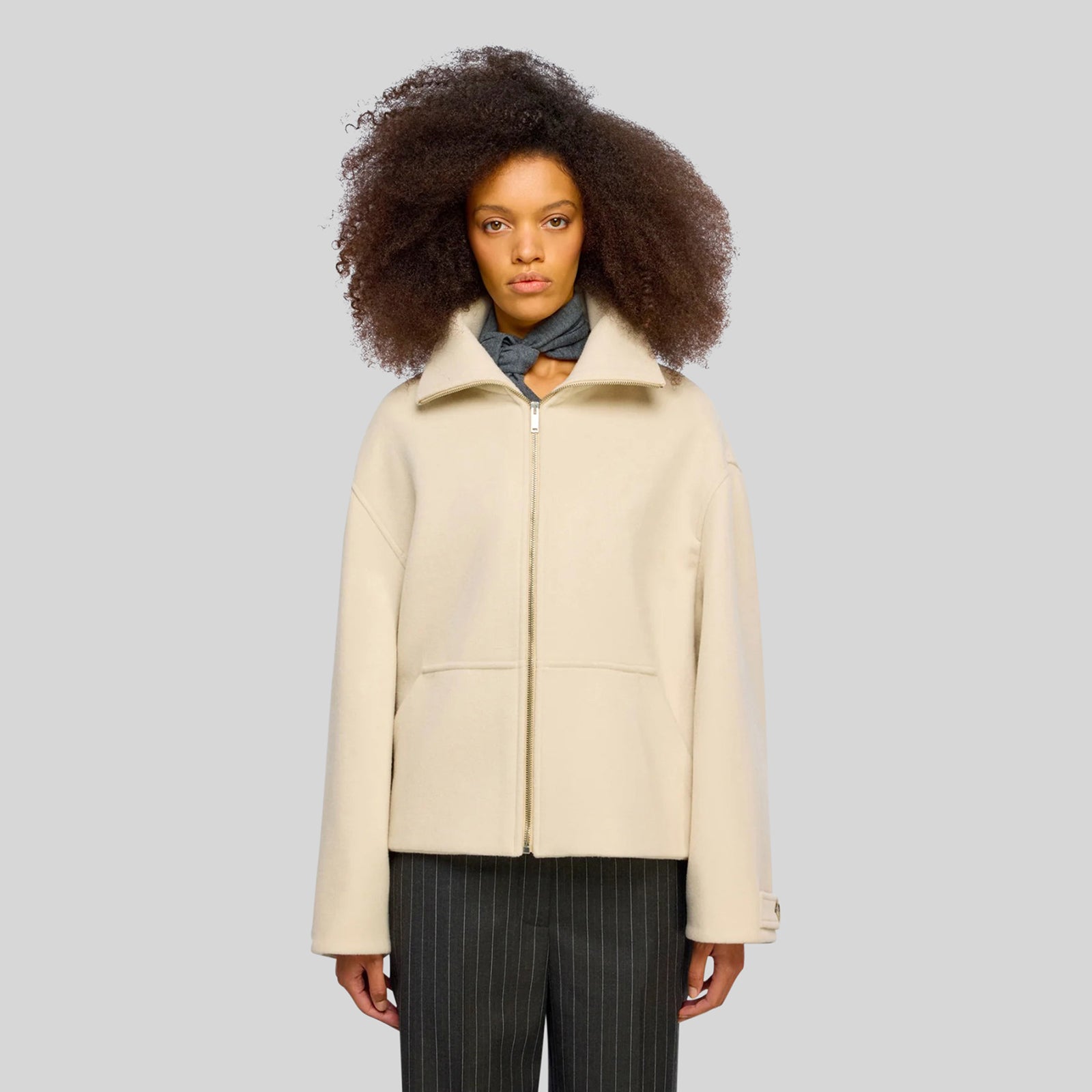 Semicouture Cappotto Jeanie Crusca Donna - 5