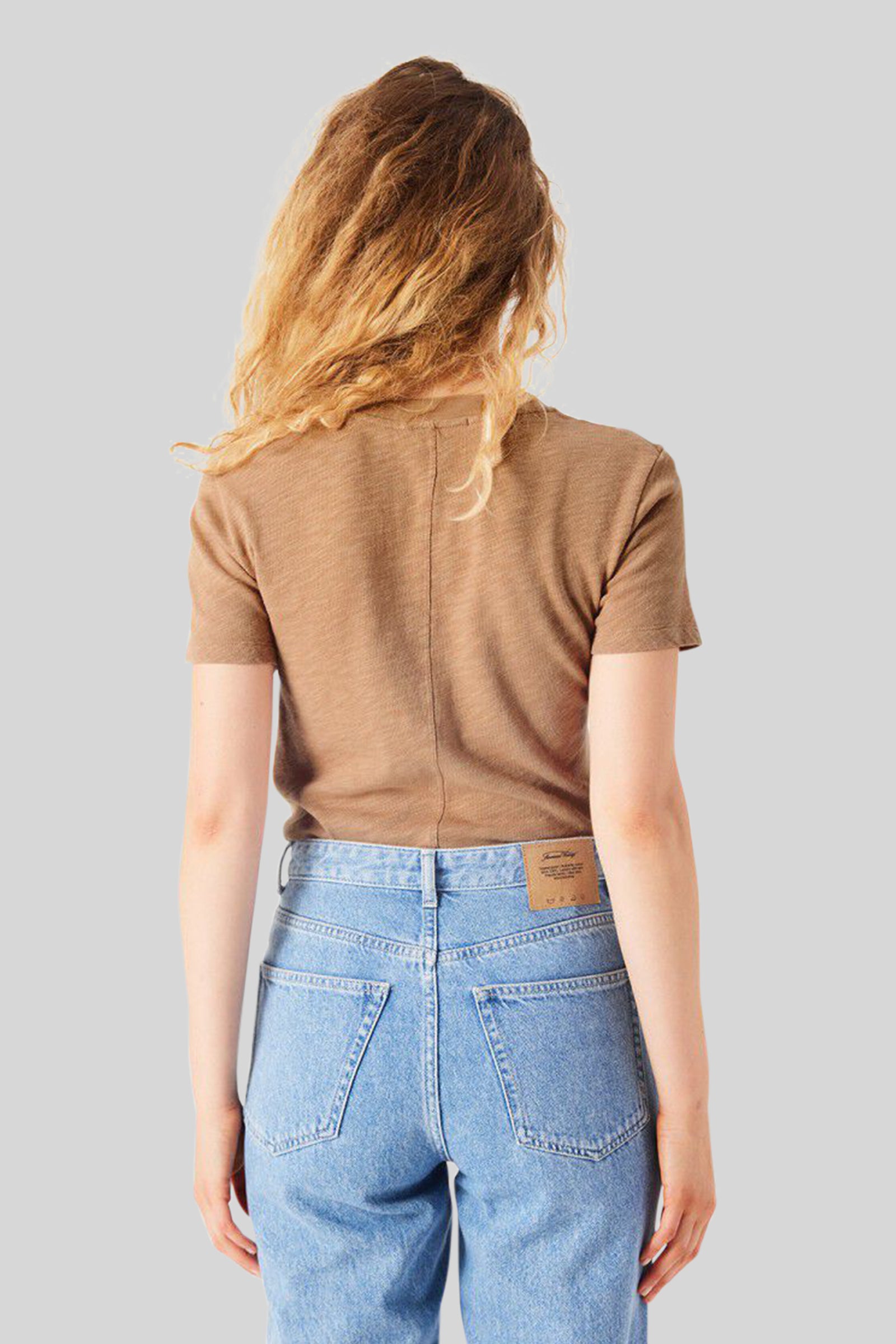 American Vintage T-shirt Sonoma Burro D'arachidi Donna - 3