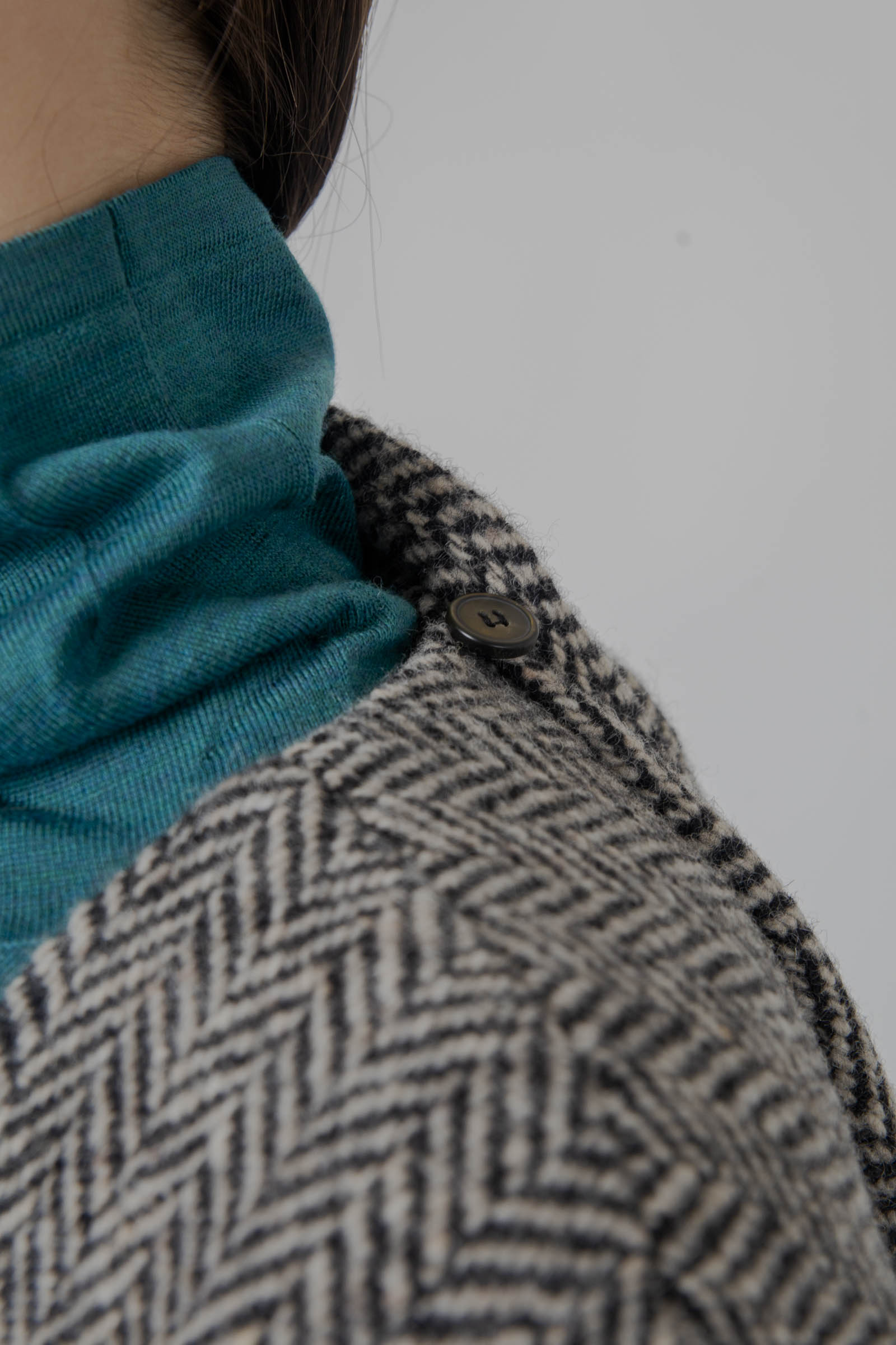 Zenica Wool Tweed Wrap Coat - 10