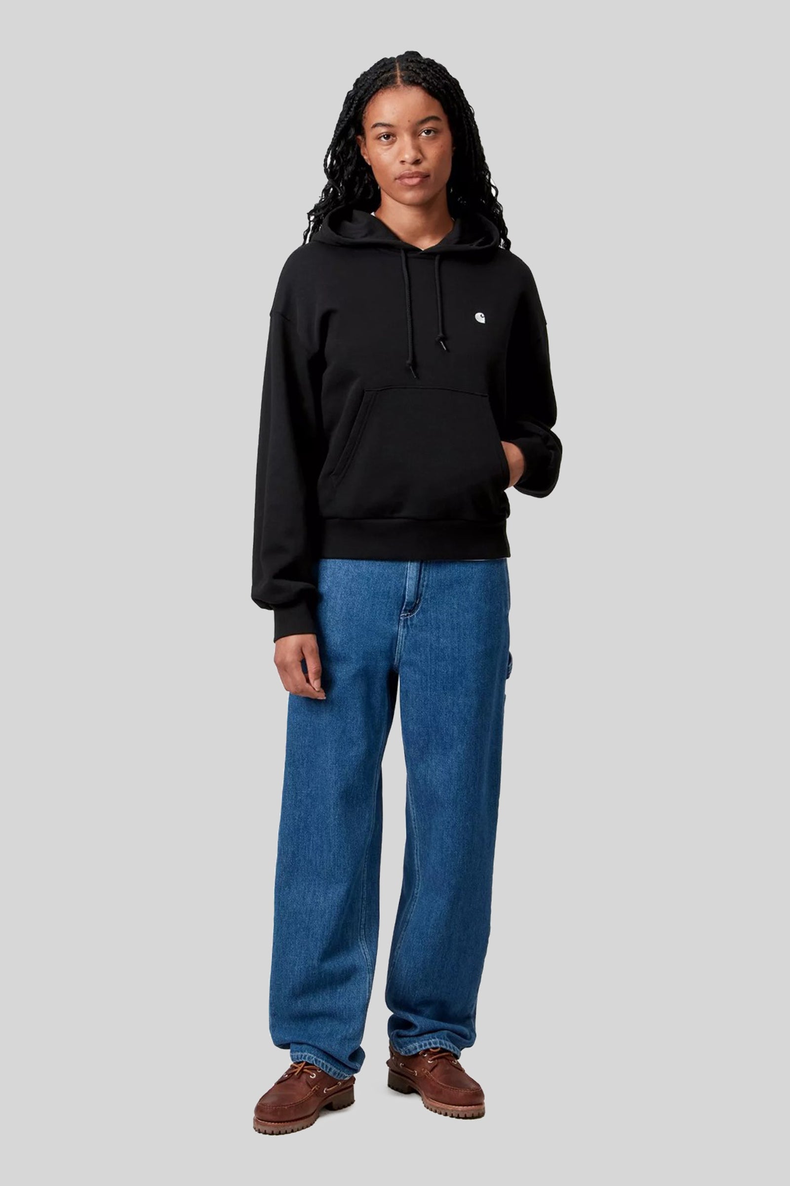 Carhartt Wip W' Hooded Casey Sweatshirt Nero Donna - 2