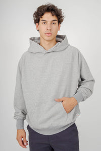 Edwin Felpa Raglan Hood Japan Grigio Uomo edwin